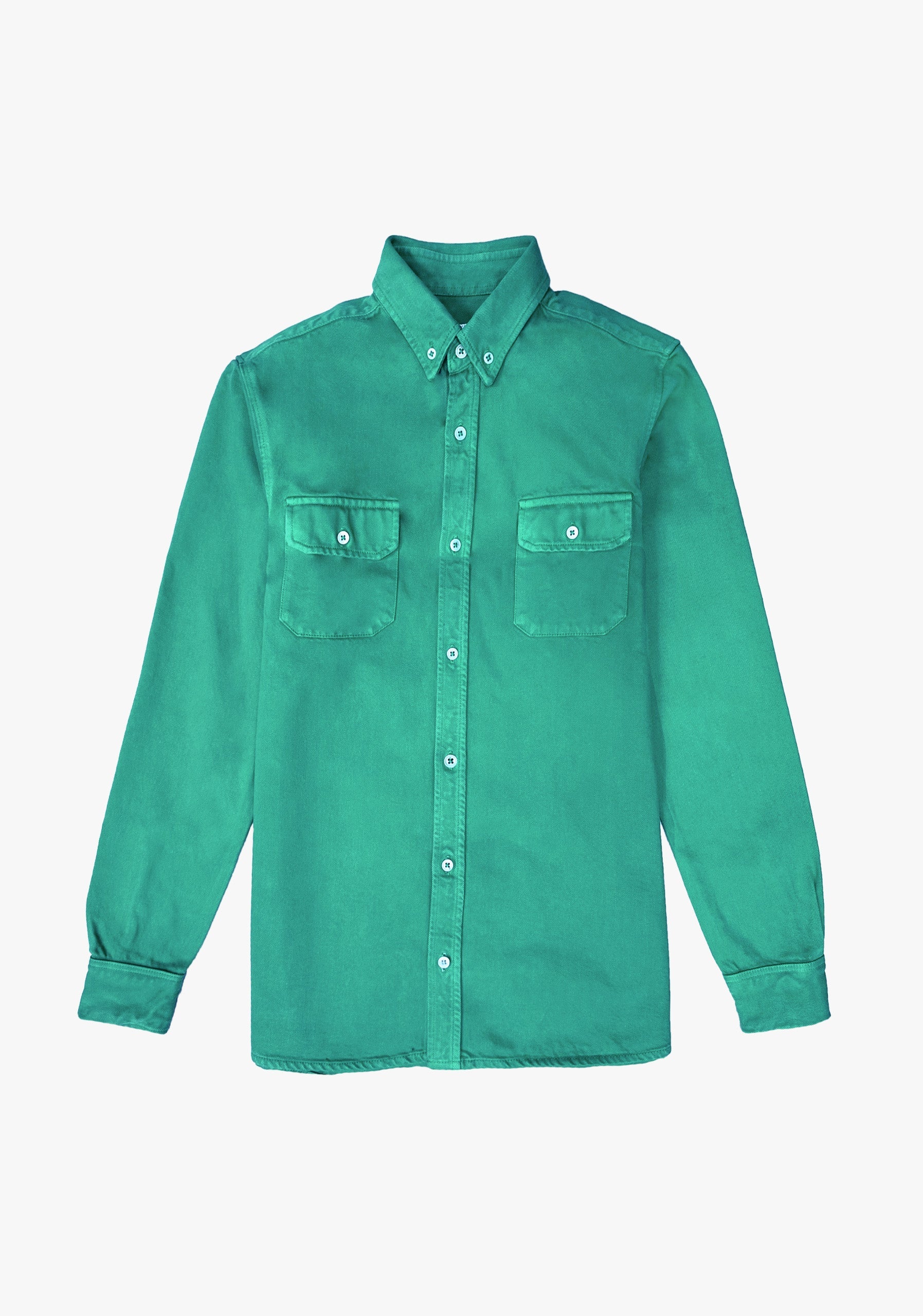 Overshirt Indigo Verde Medio