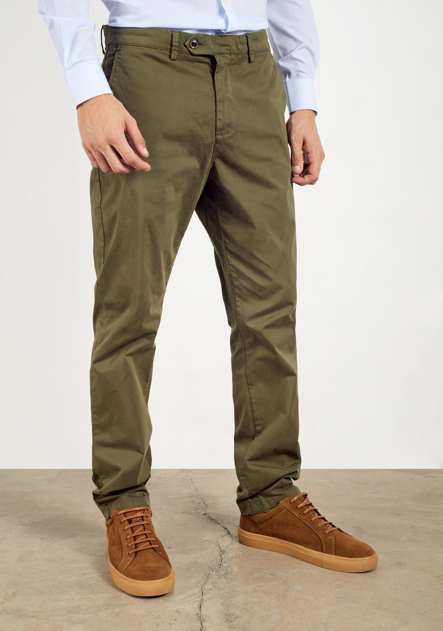 Pantalón Chino Verde Olive