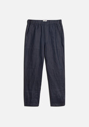 Pantalón H Hopkins Jogger Lino Azul Navy