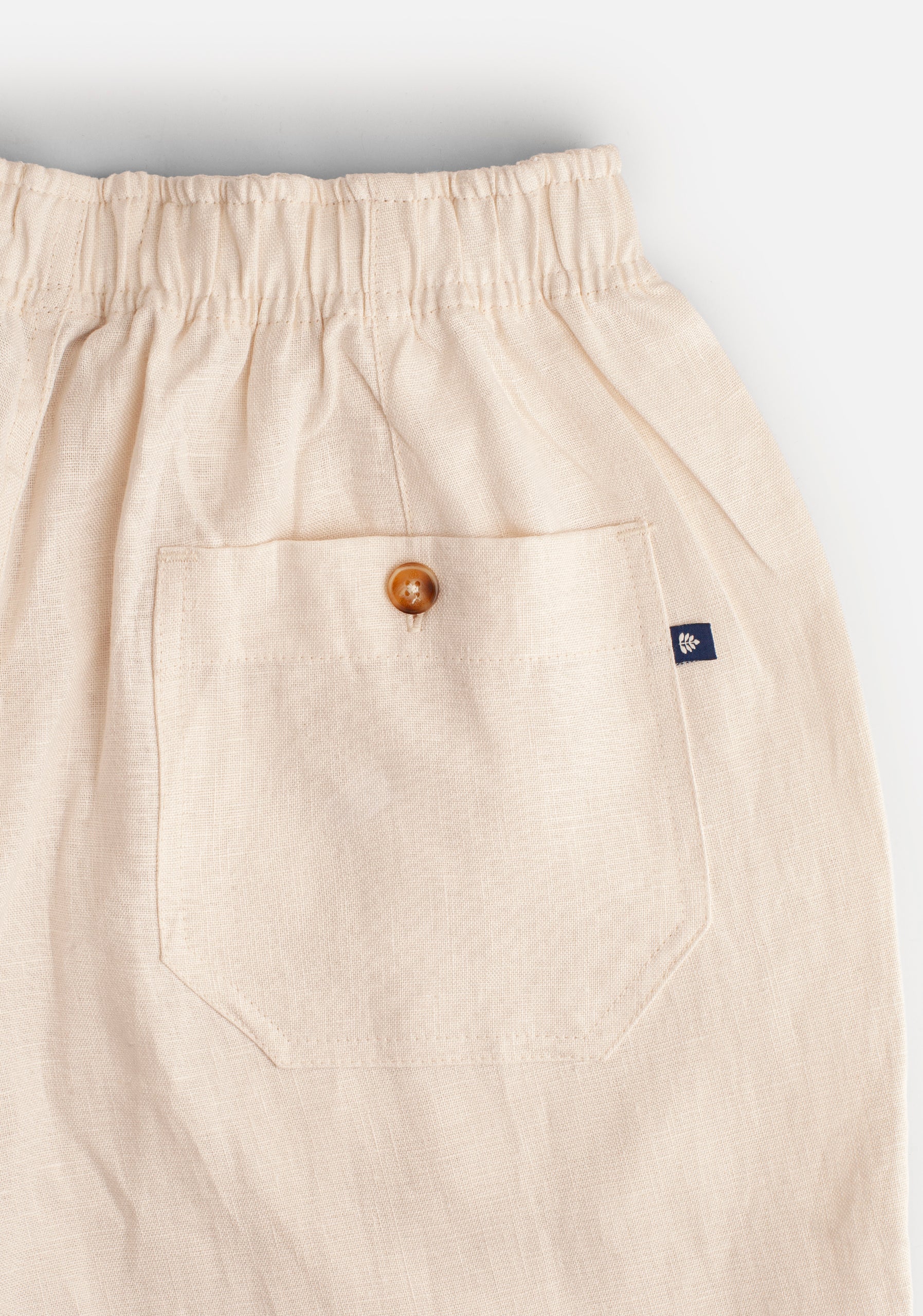 Pantalón H Hopkins Jogger Lino Marfil-2