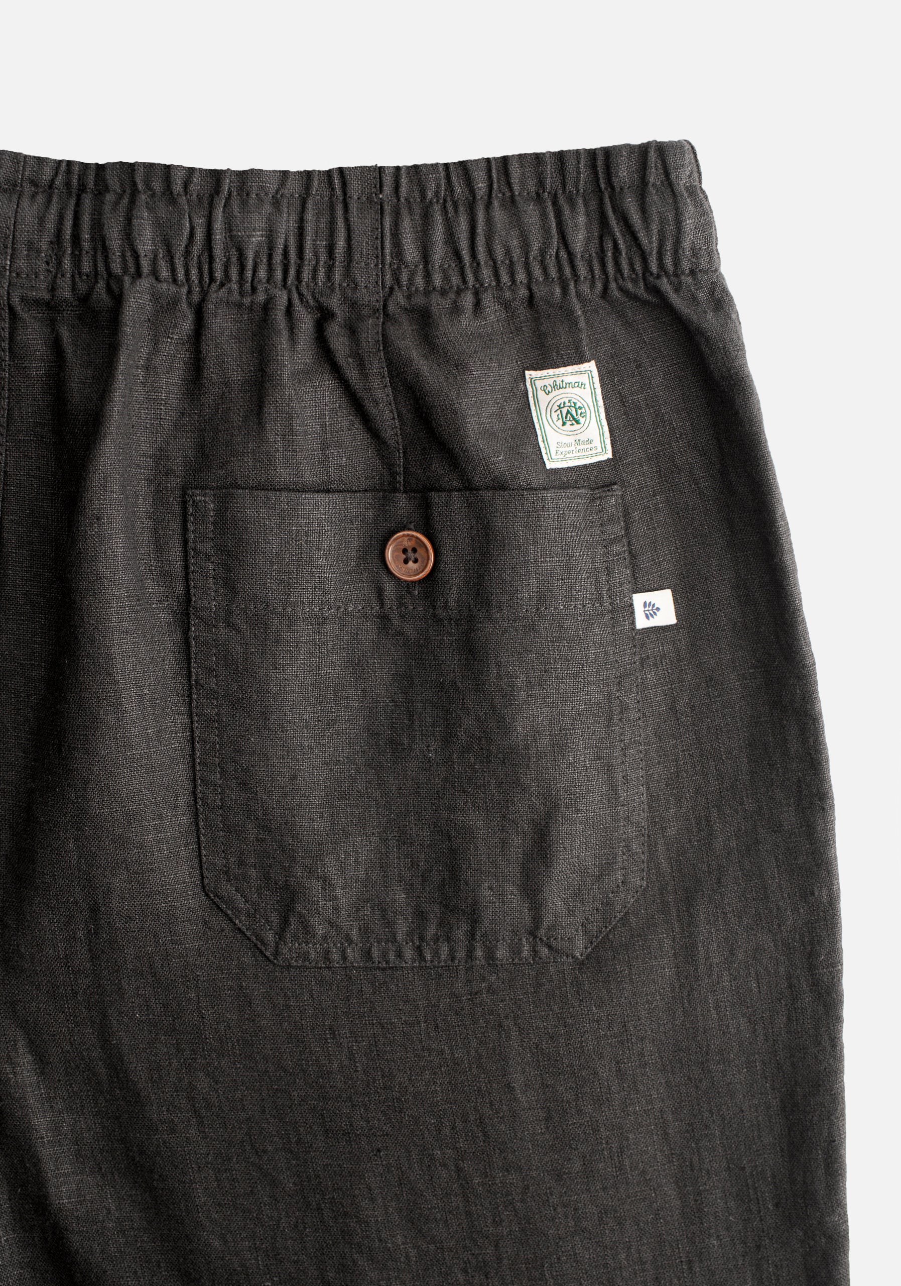 Pantalon H Hopkins Jogger Lino Negro