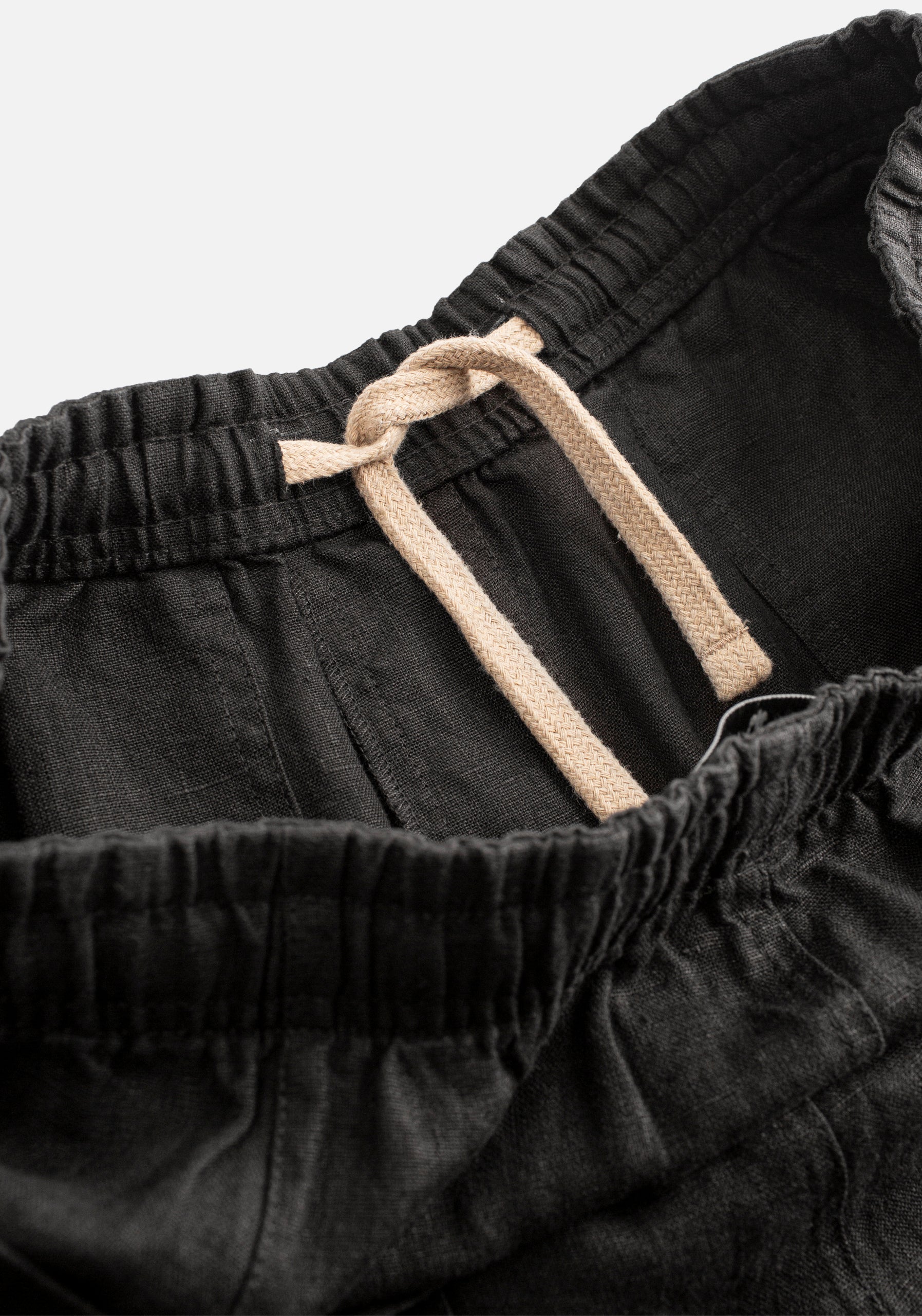 Pantalon H Hopkins Jogger Lino Negro