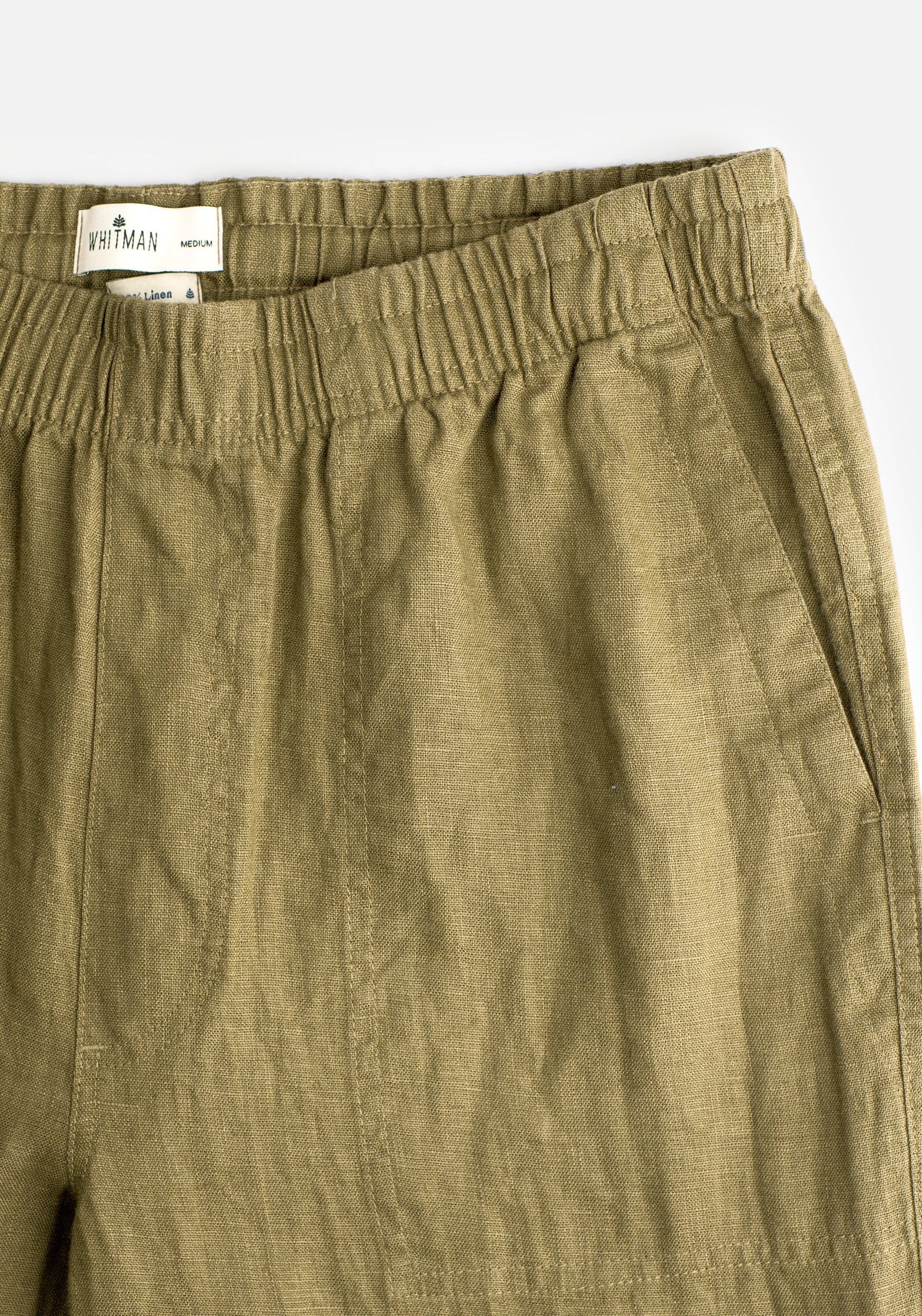 Pantalon H Hopkins Jogger Lino Verde Olive