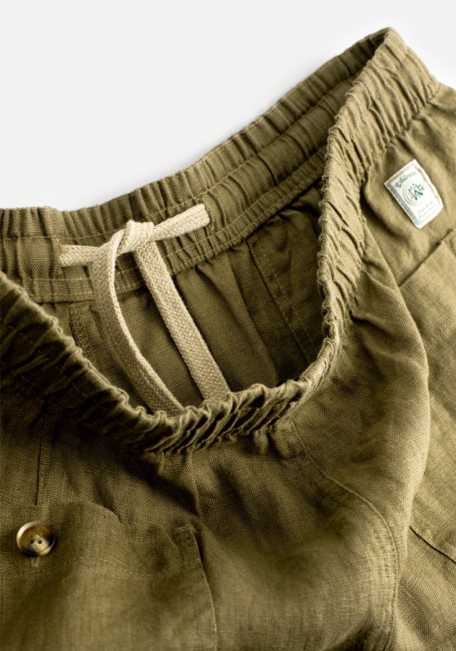 Pantalon H Hopkins Jogger Lino Verde Olive