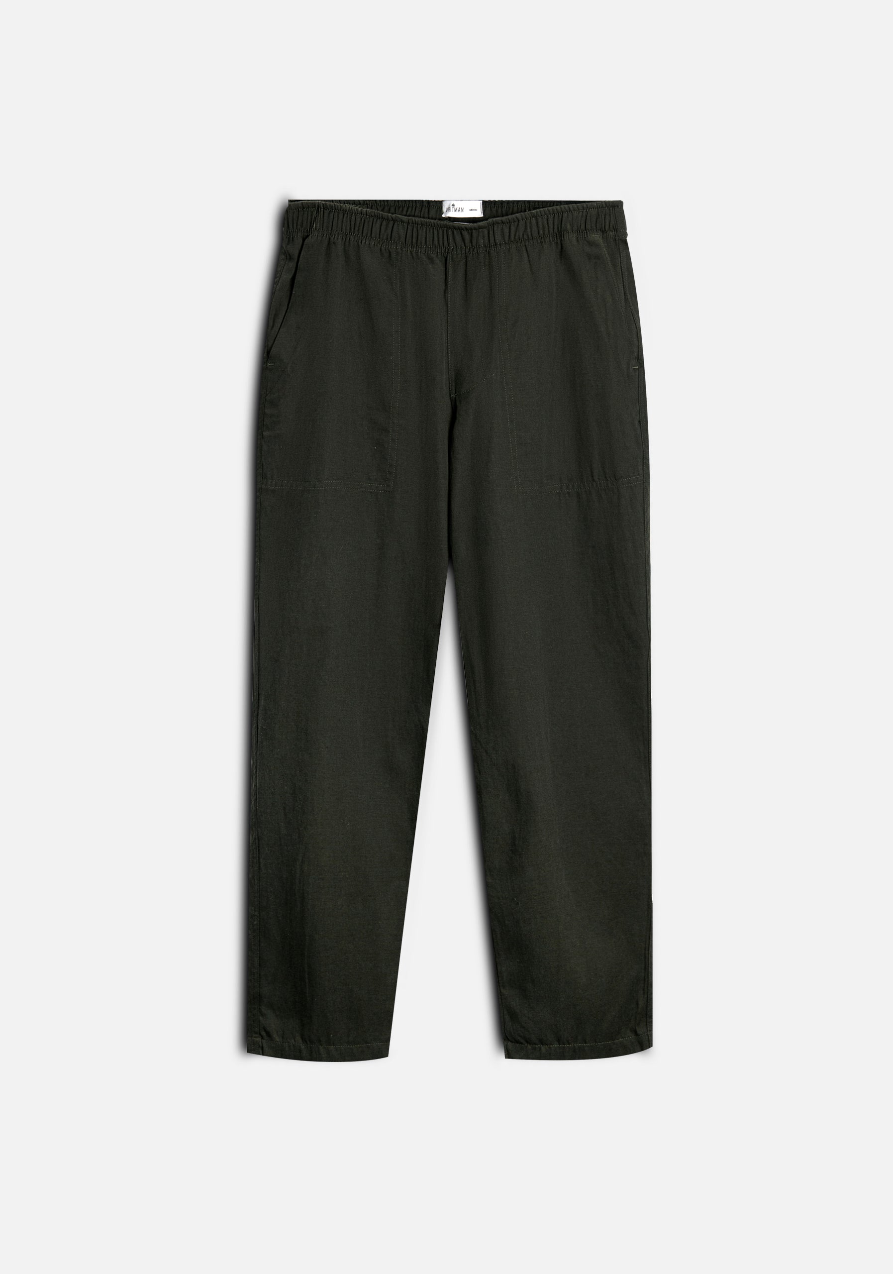 Pantalon H Hopkins Jogger Lino Verde Osc