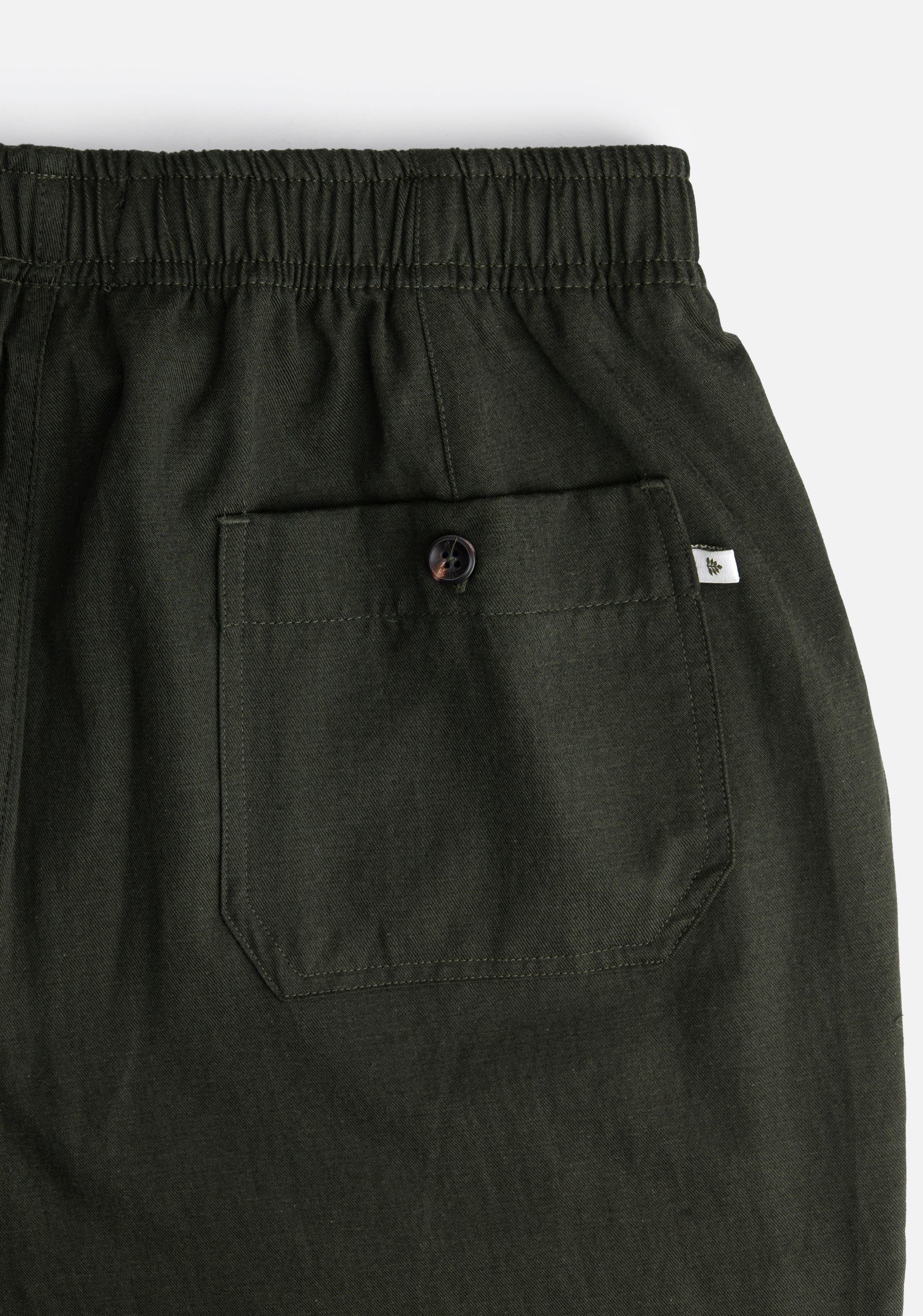 Pantalon H Hopkins Jogger Lino Verde Osc