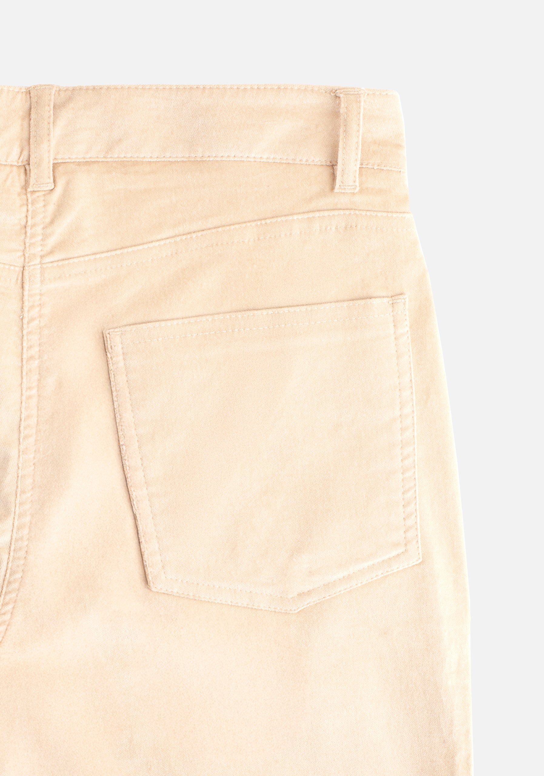 Pantalón Lourdes Pana Lisa Beige