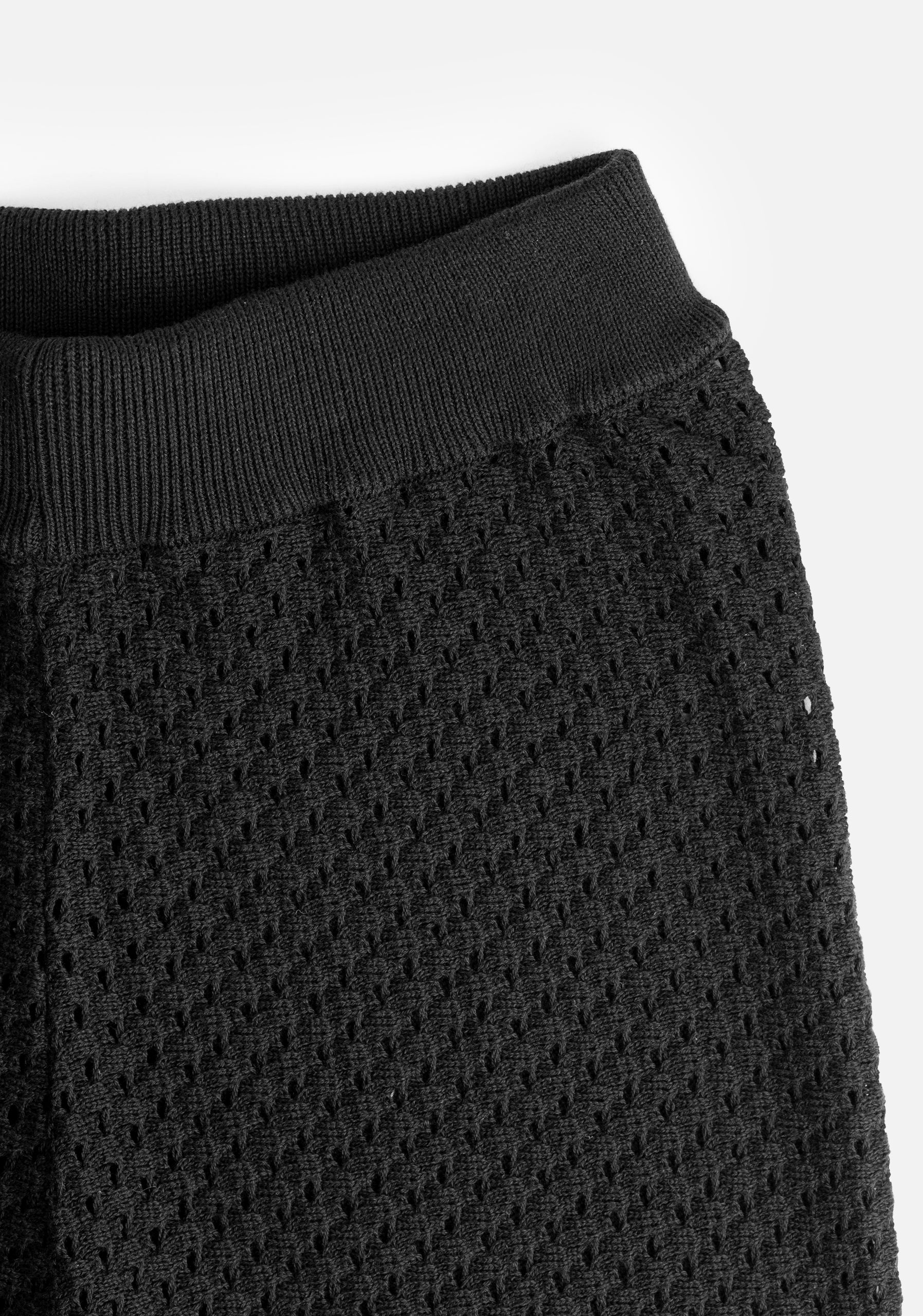 Pantalón M Meurisse Tejido Negro
