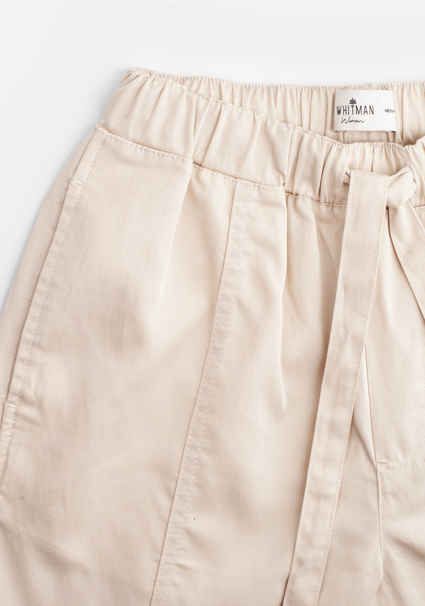 Pantalón M Woolf Jogger Tencel Beige