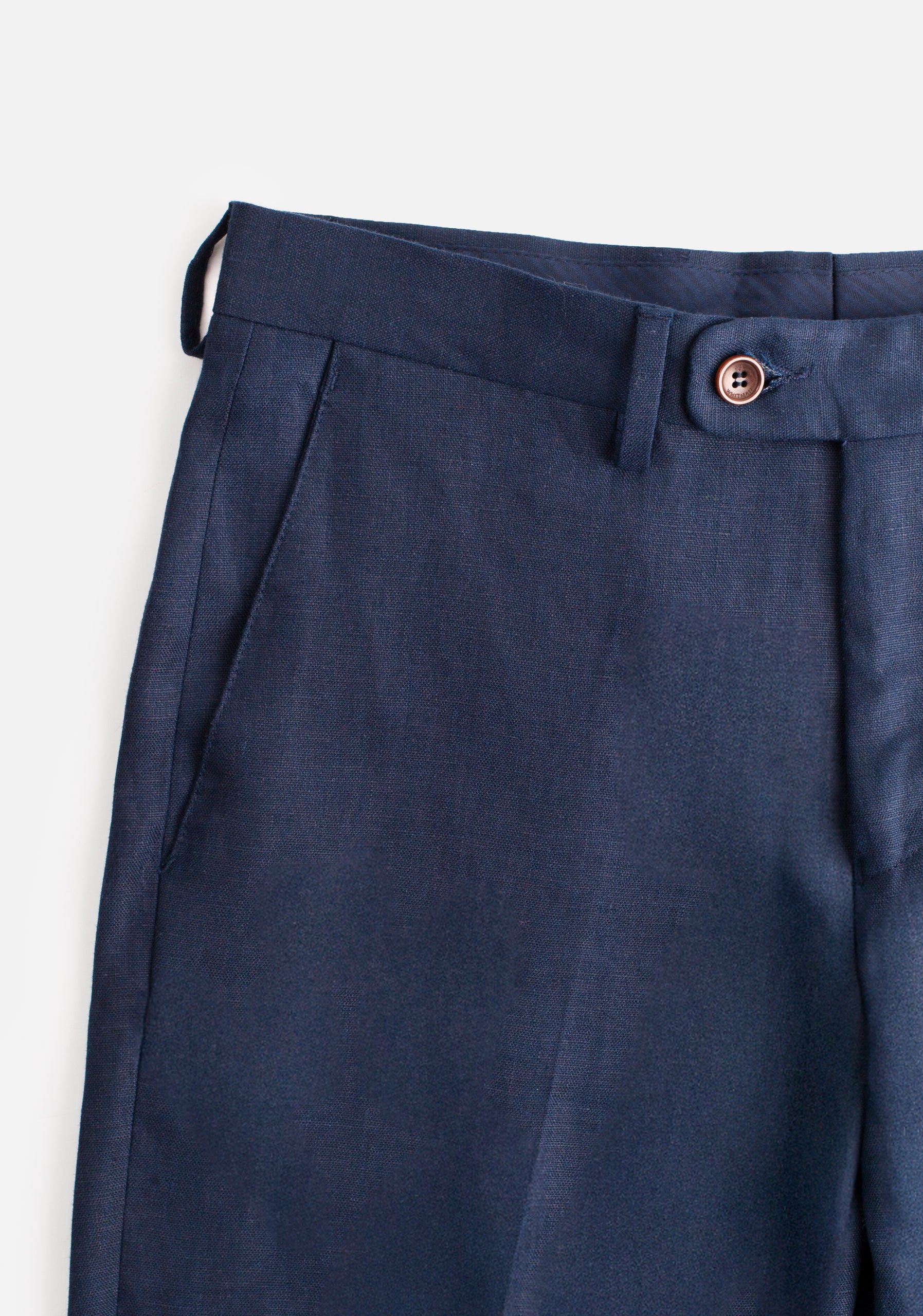 Pantalón Perugia Lino Azul Oscuro