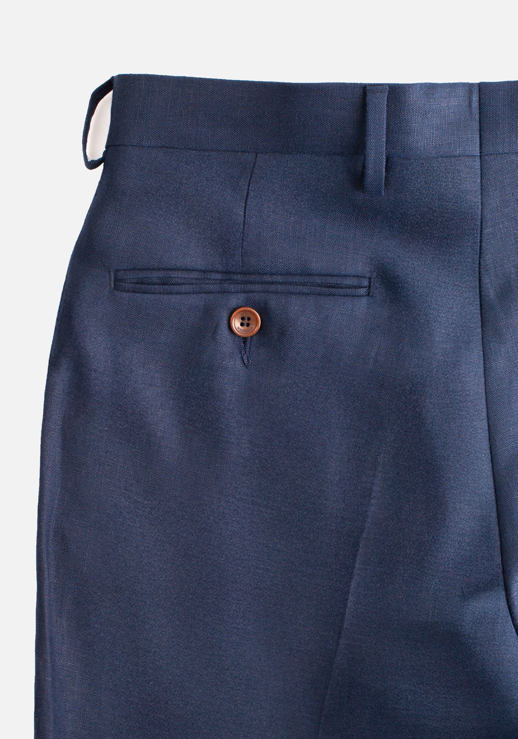 Pantalón Perugia Lino Azul Oscuro