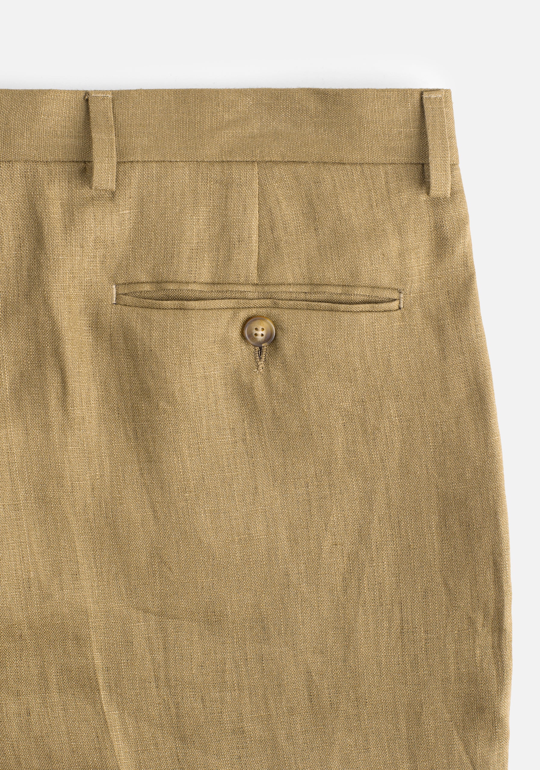 Pantalón Perugia Lino Verde Olive