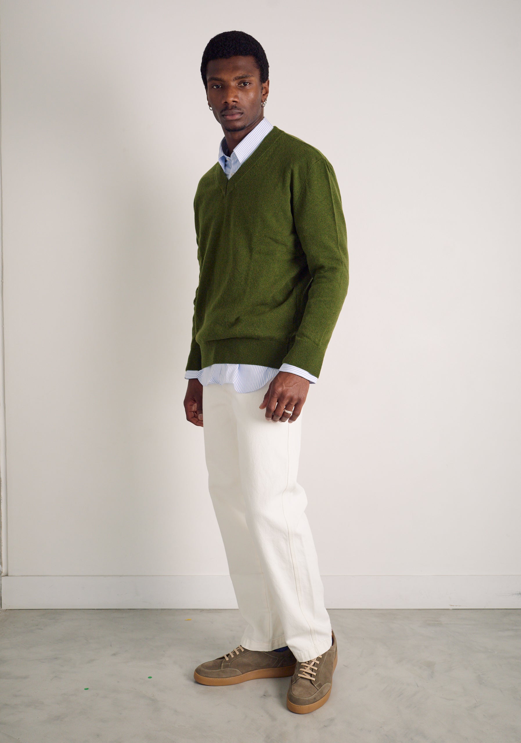 Pantalón H Dylan 5 Bols. Marfil