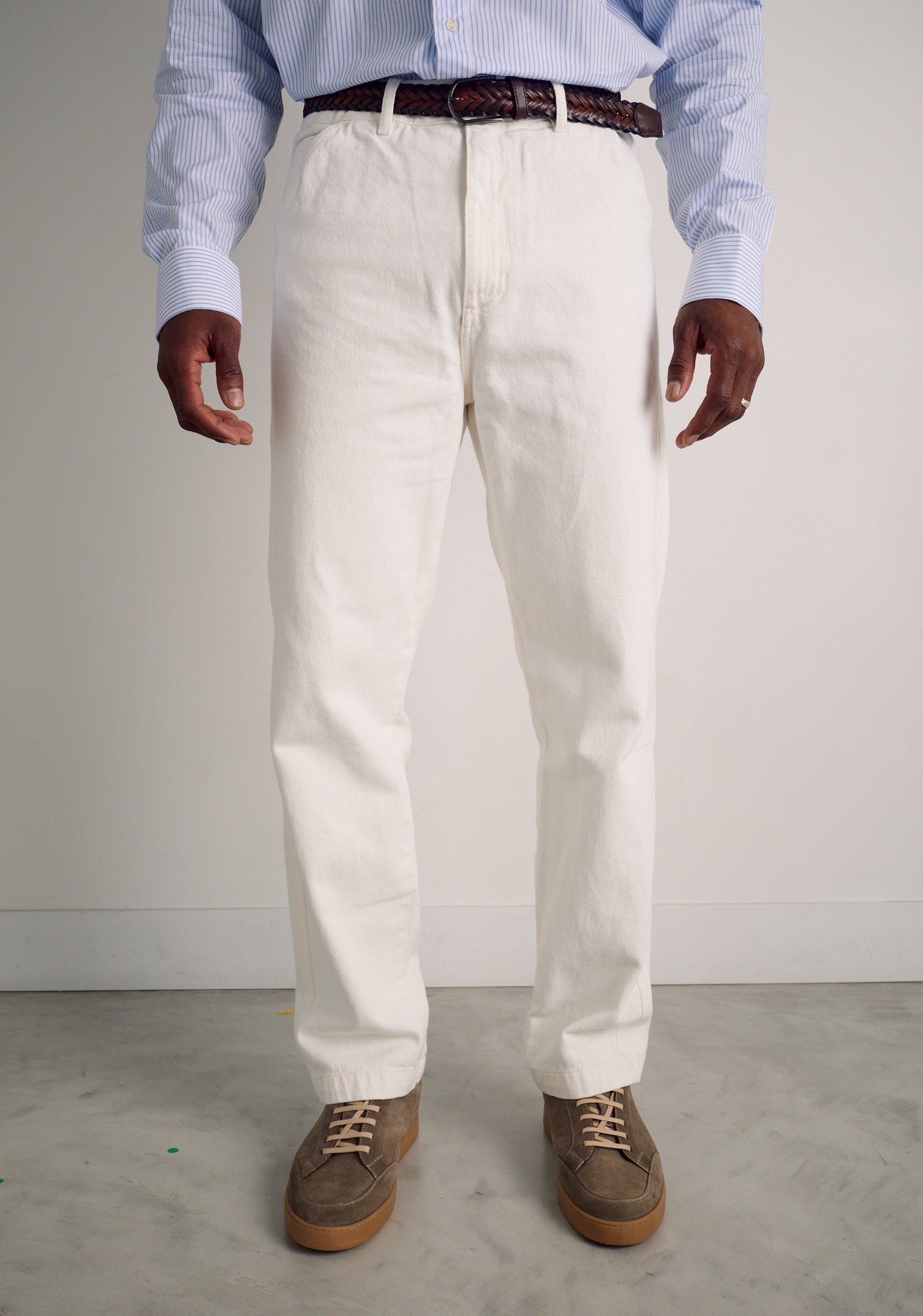 Pantalón H Dylan 5 Bols. Marfil