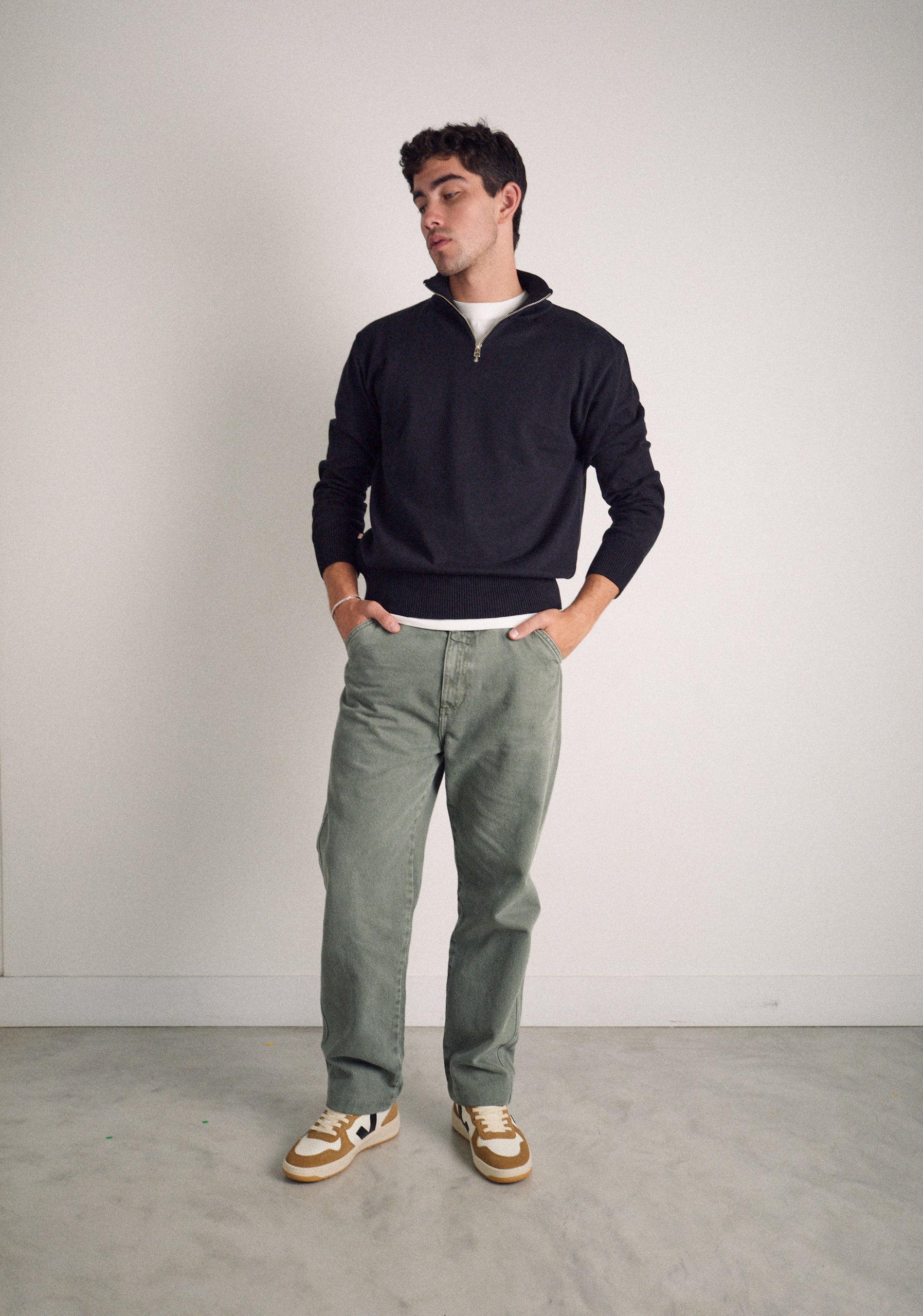 Pantalon H Dylan 5 Bols Verde