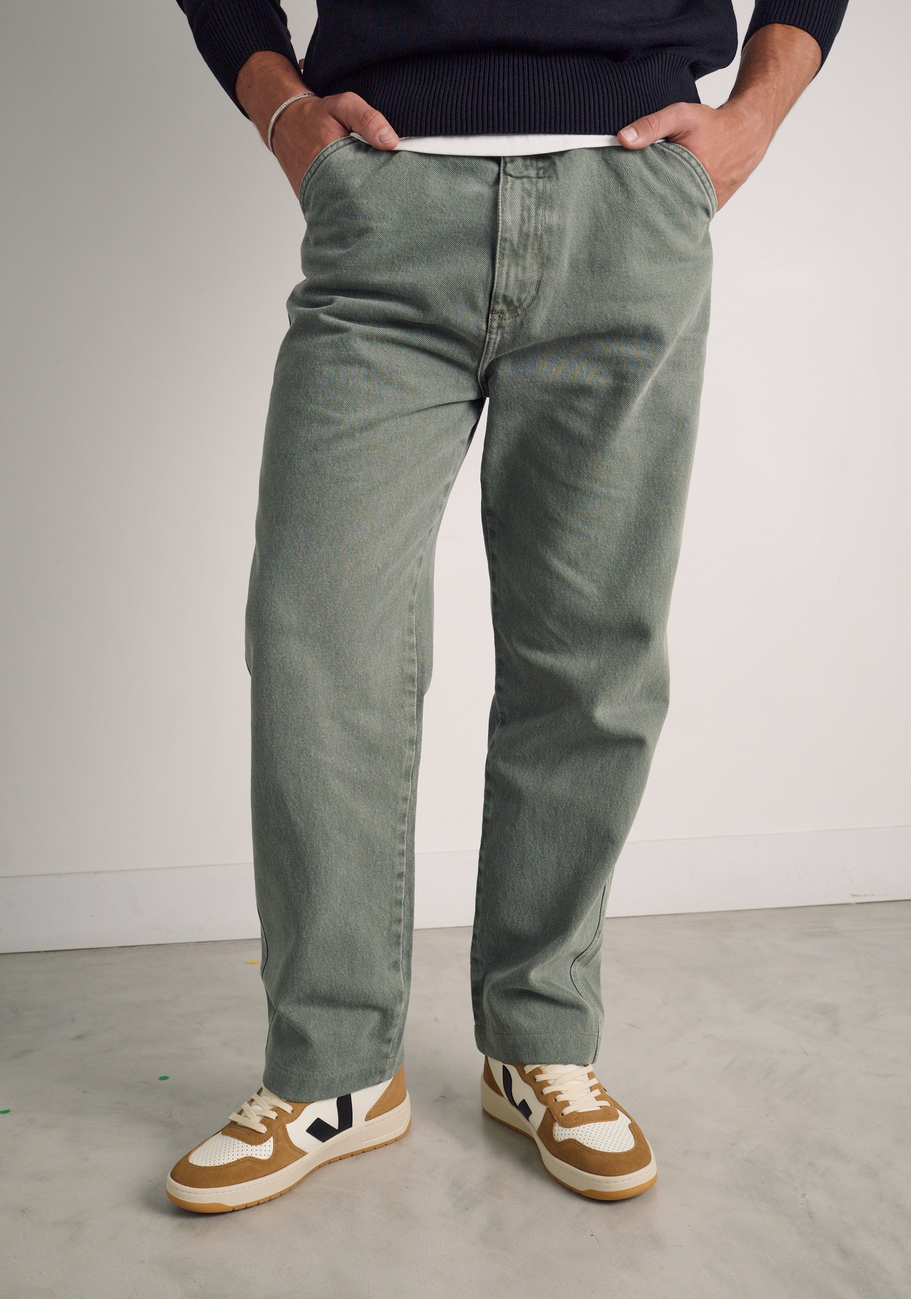 Pantalon H Dylan 5 Bols Verde