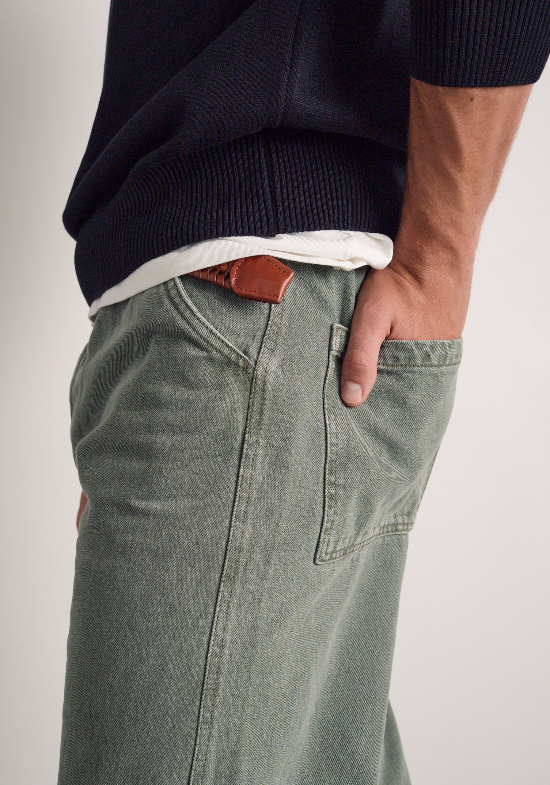 Pantalon H Dylan 5 Bols Verde