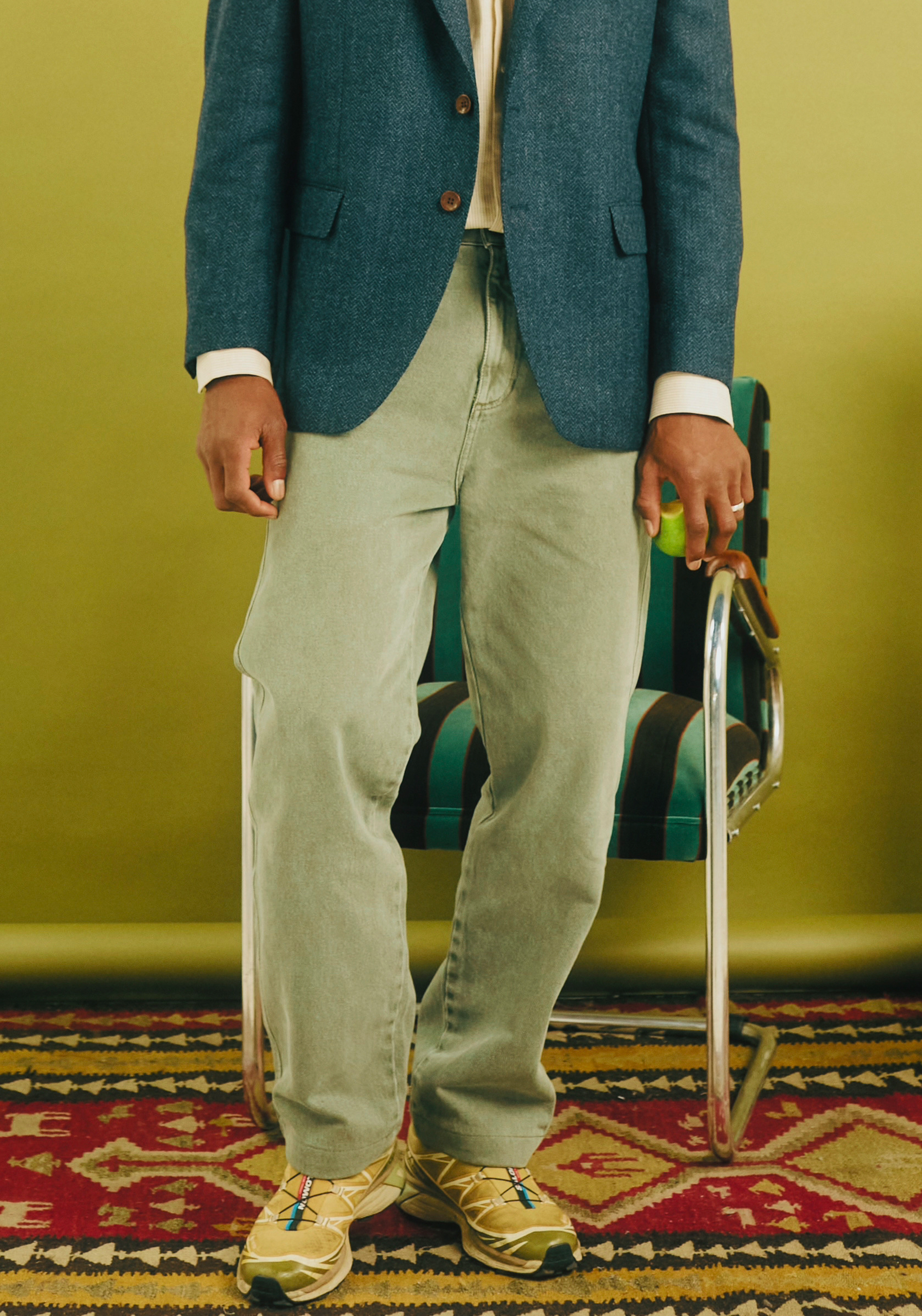 Pantalon H Dylan 5 Bols Verde