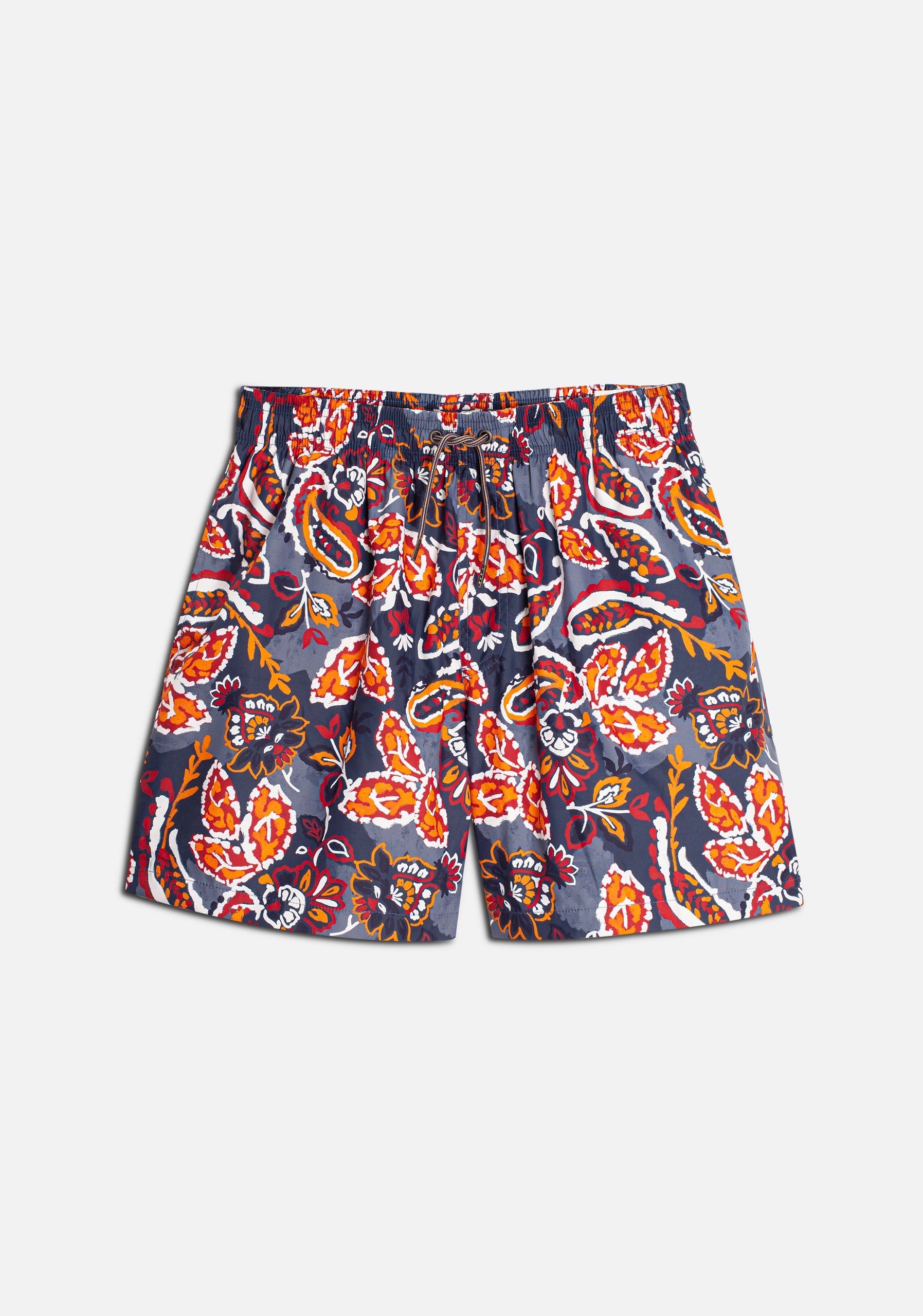 Pantaloneta H New Gorka Estampada Azul Osc.