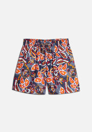 Pantaloneta H New Gorka Estampada Azul Osc.