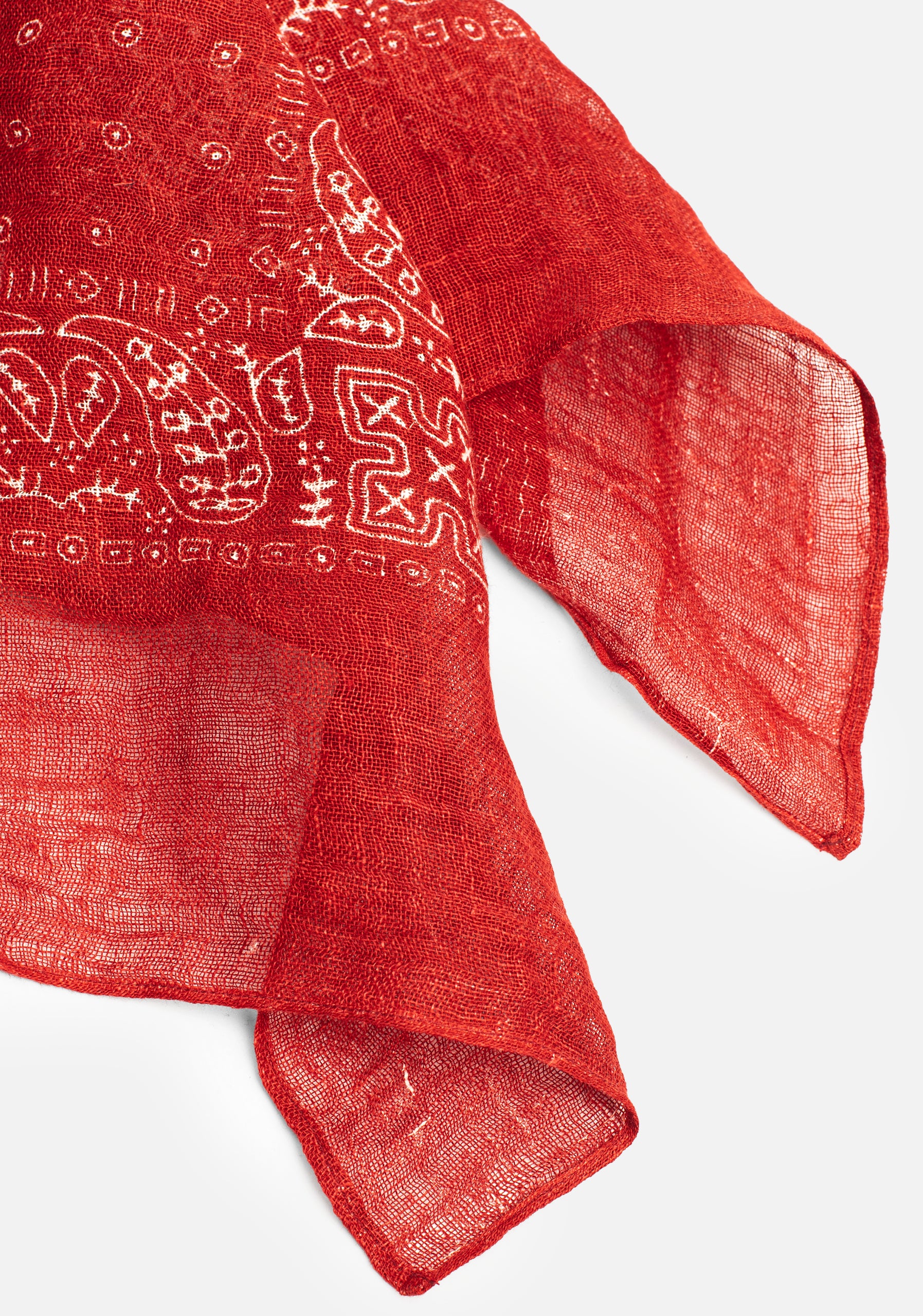 Pañuelo U Jaipur PAI Rojo-Blanco-2
