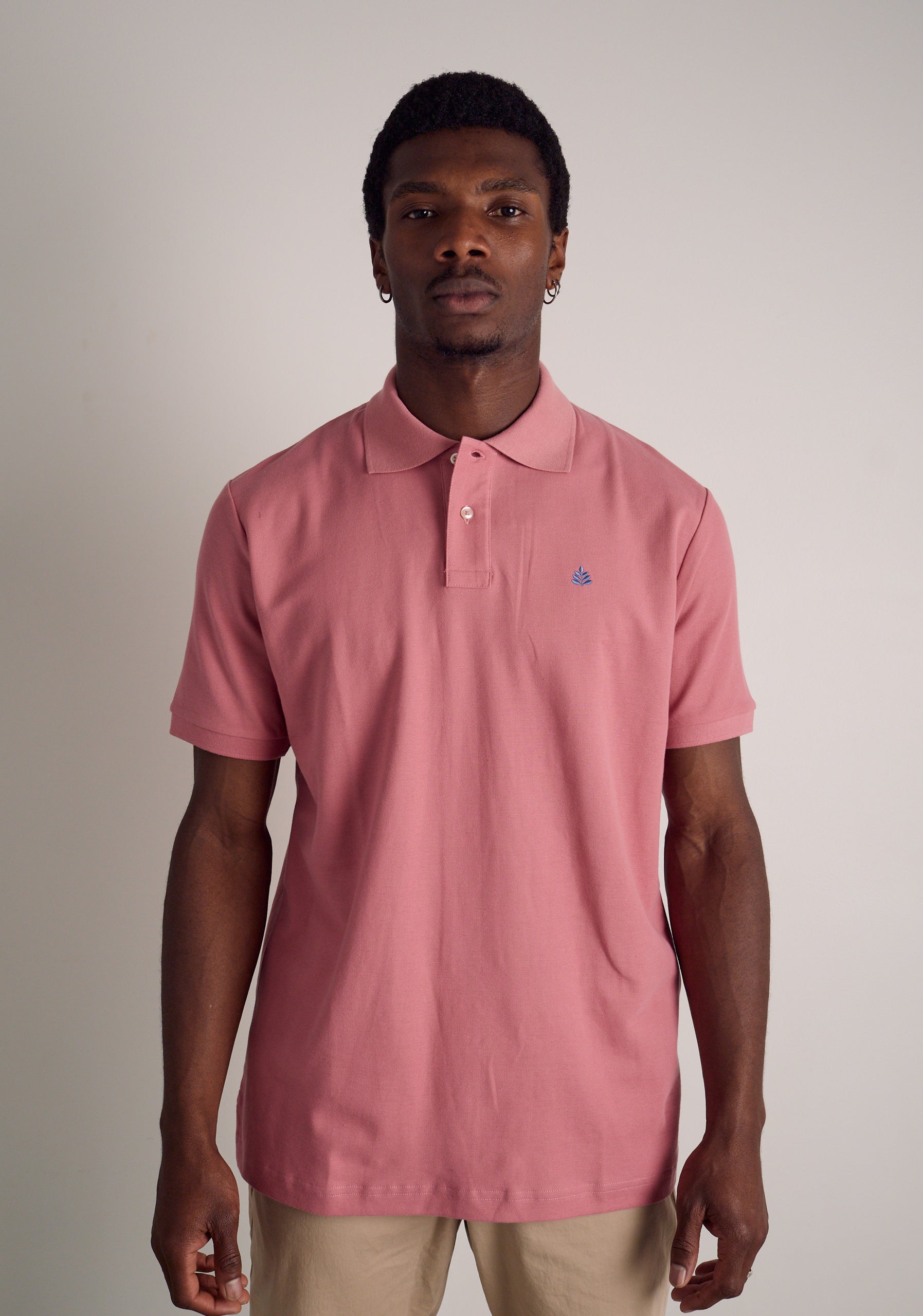 Camiseta Polo H L-Azm Rosado Med-3