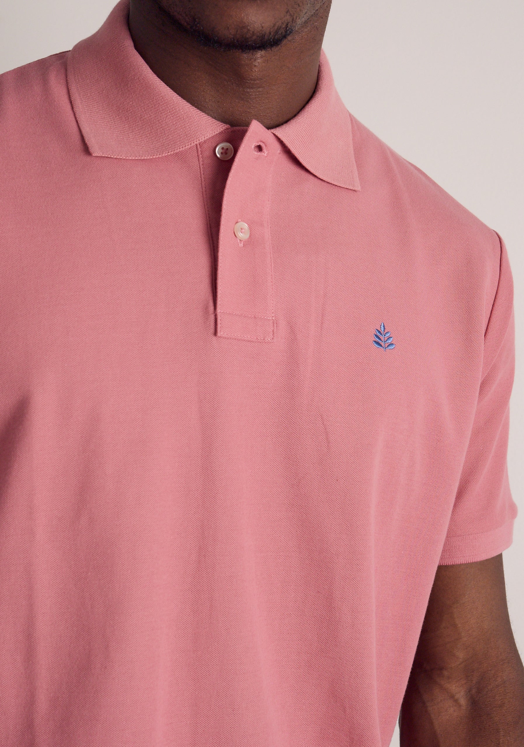 Camiseta Polo H L-Azm Rosado Med-4