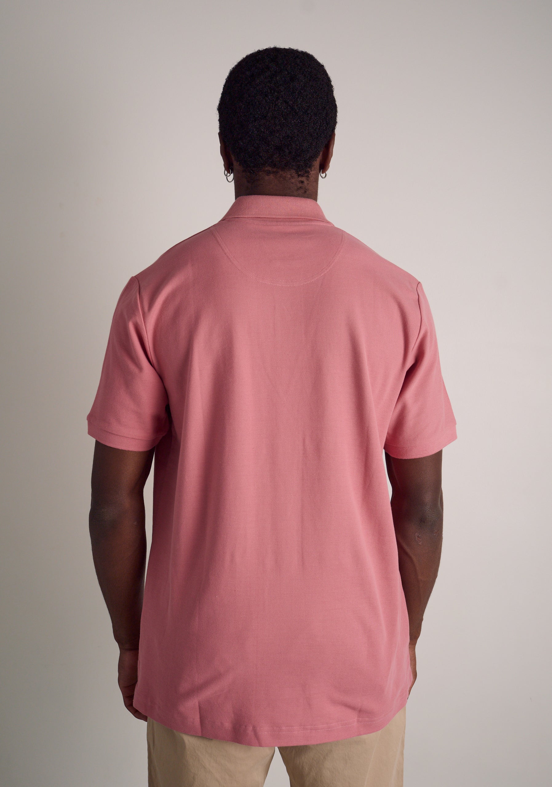 Camiseta Polo H L-Azm Rosado Med-5