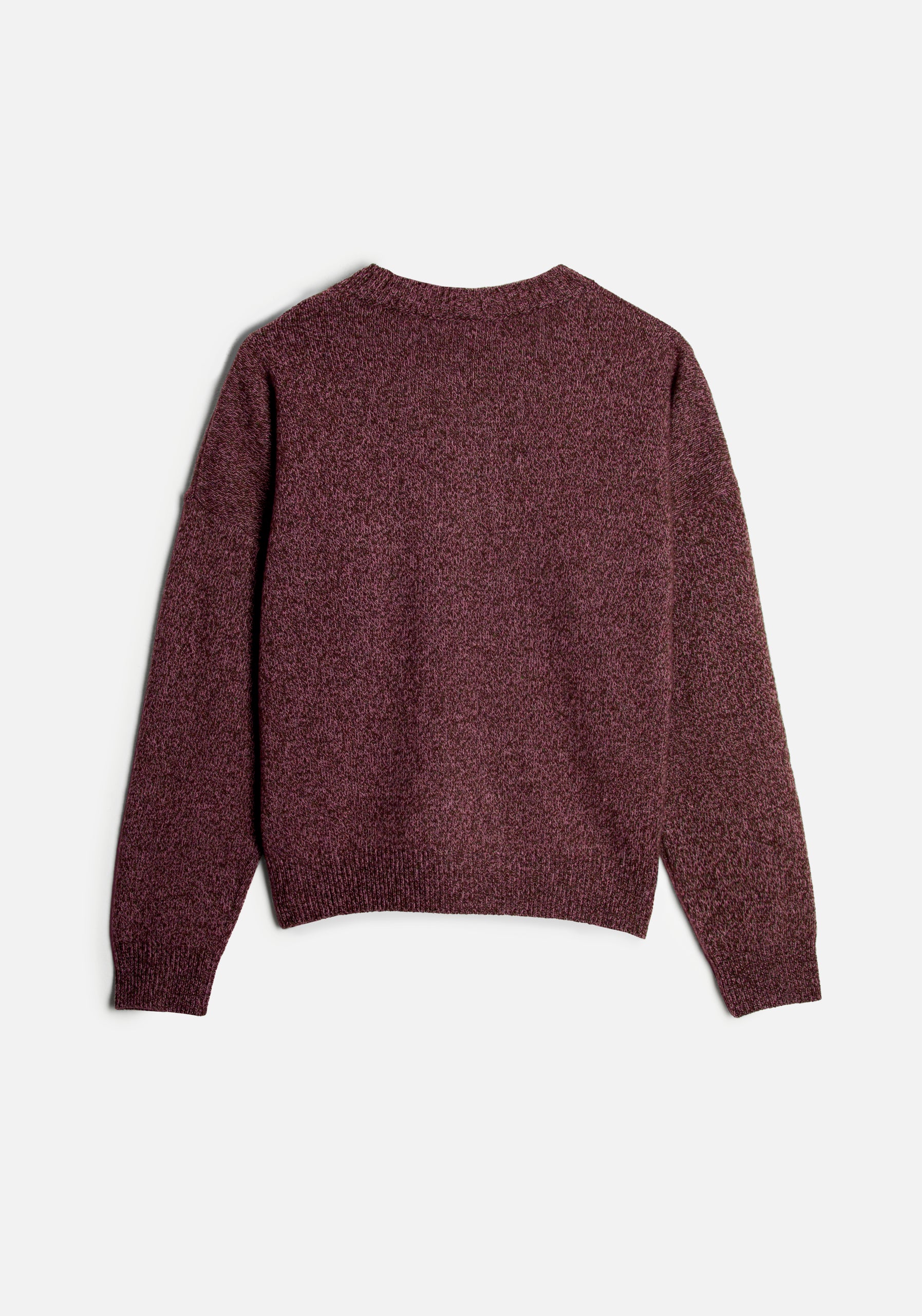 Saco Knit Violet CRD Marfil - Vino Tinto