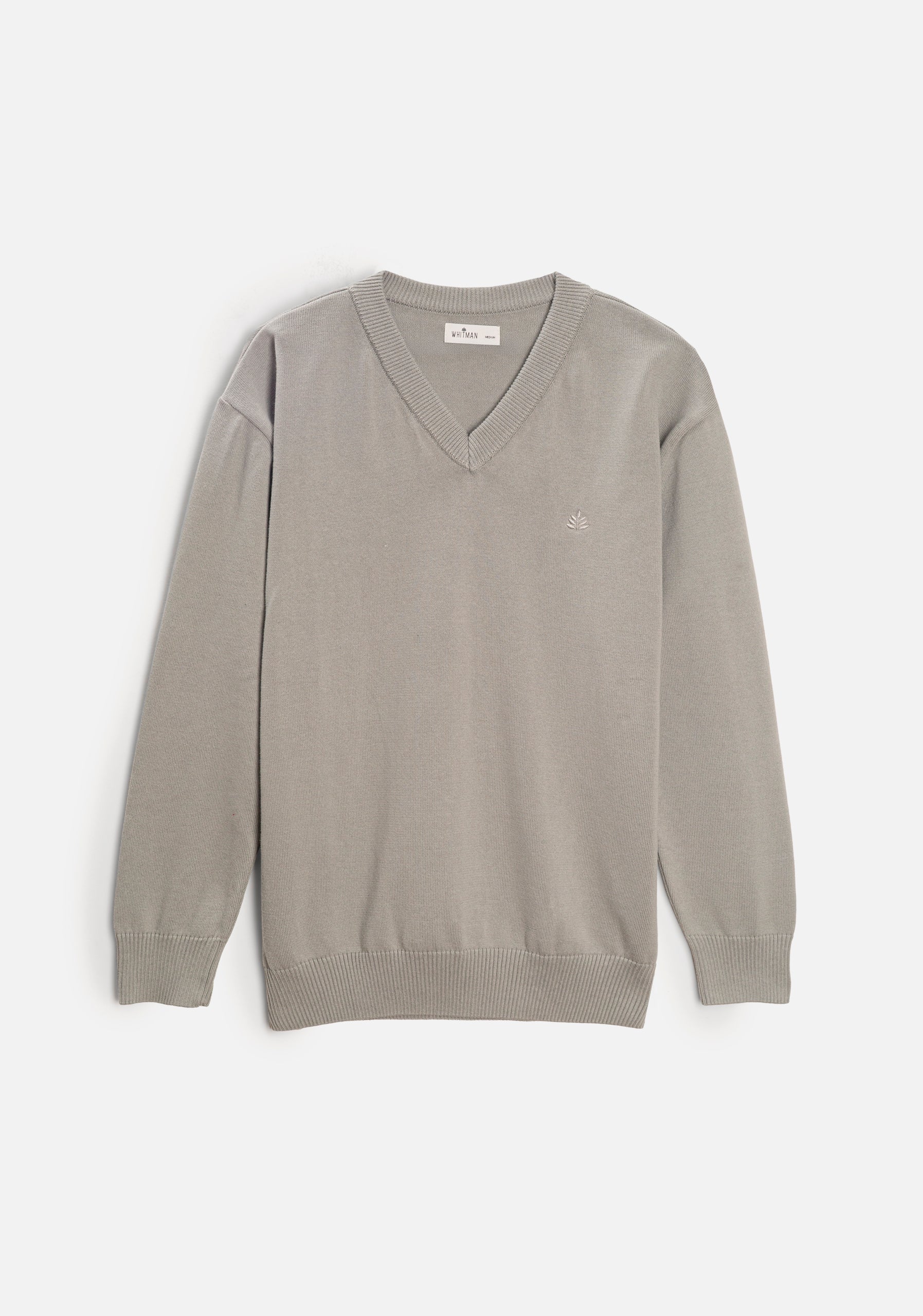 Saco H Newark Cuello V Gris Osc