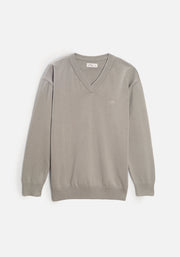 Saco H Newark Cuello V Gris Osc