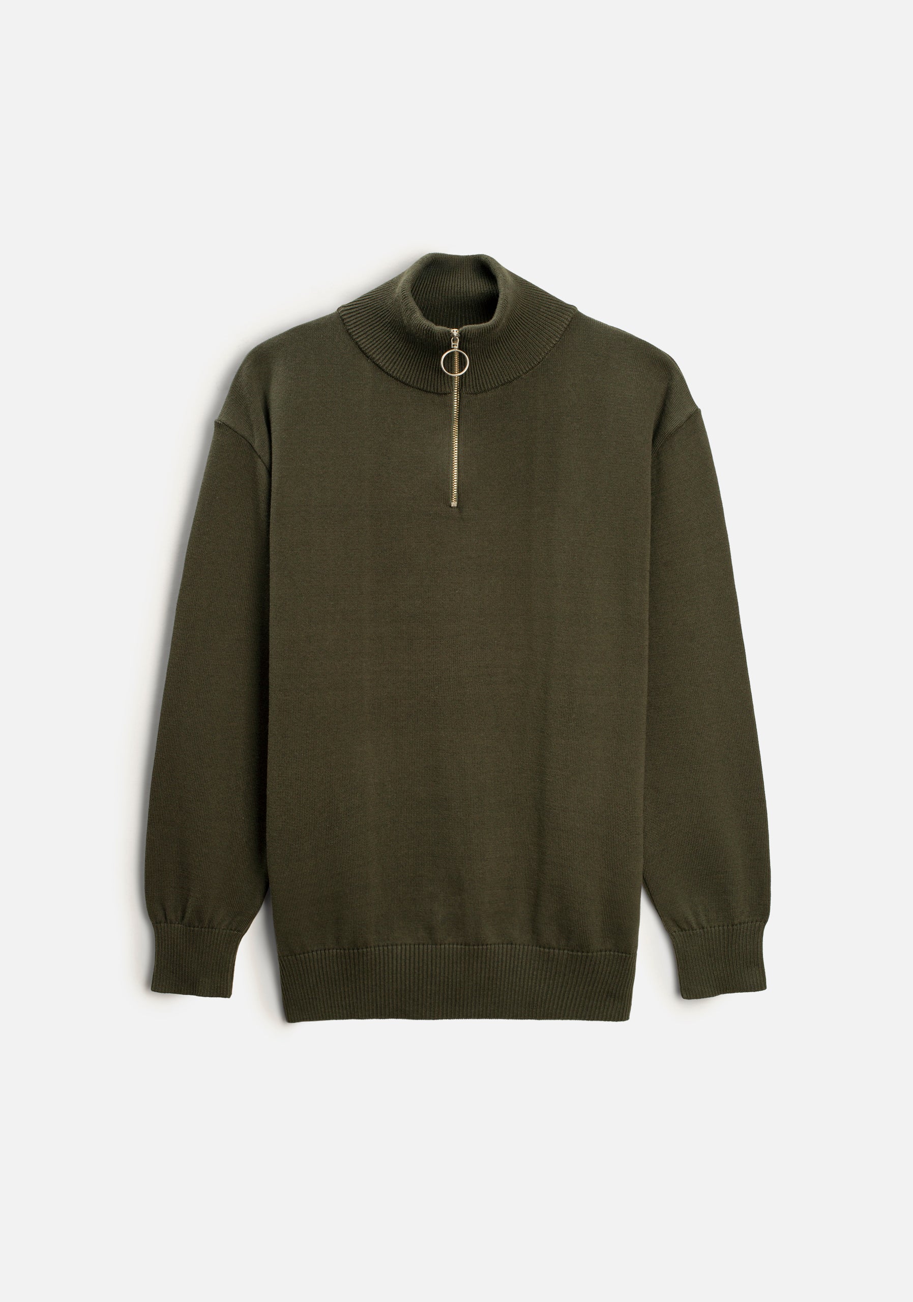 Saco H Prescolt Half Zip Verde Olive
