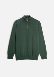 Saco H Prescolt Half Zip Verde Osc