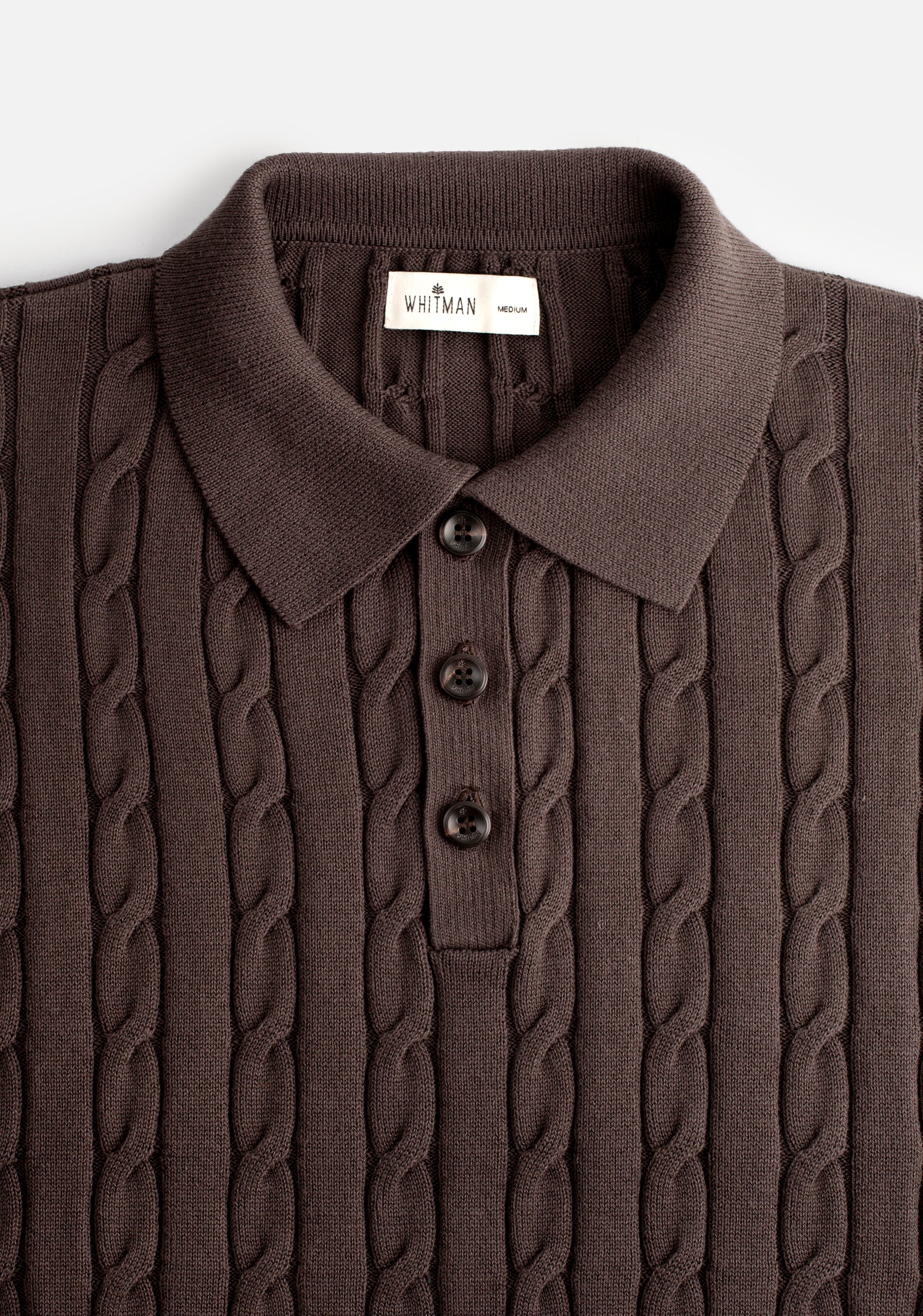 Saco H Turin Trenzado Unicolor Café Osc