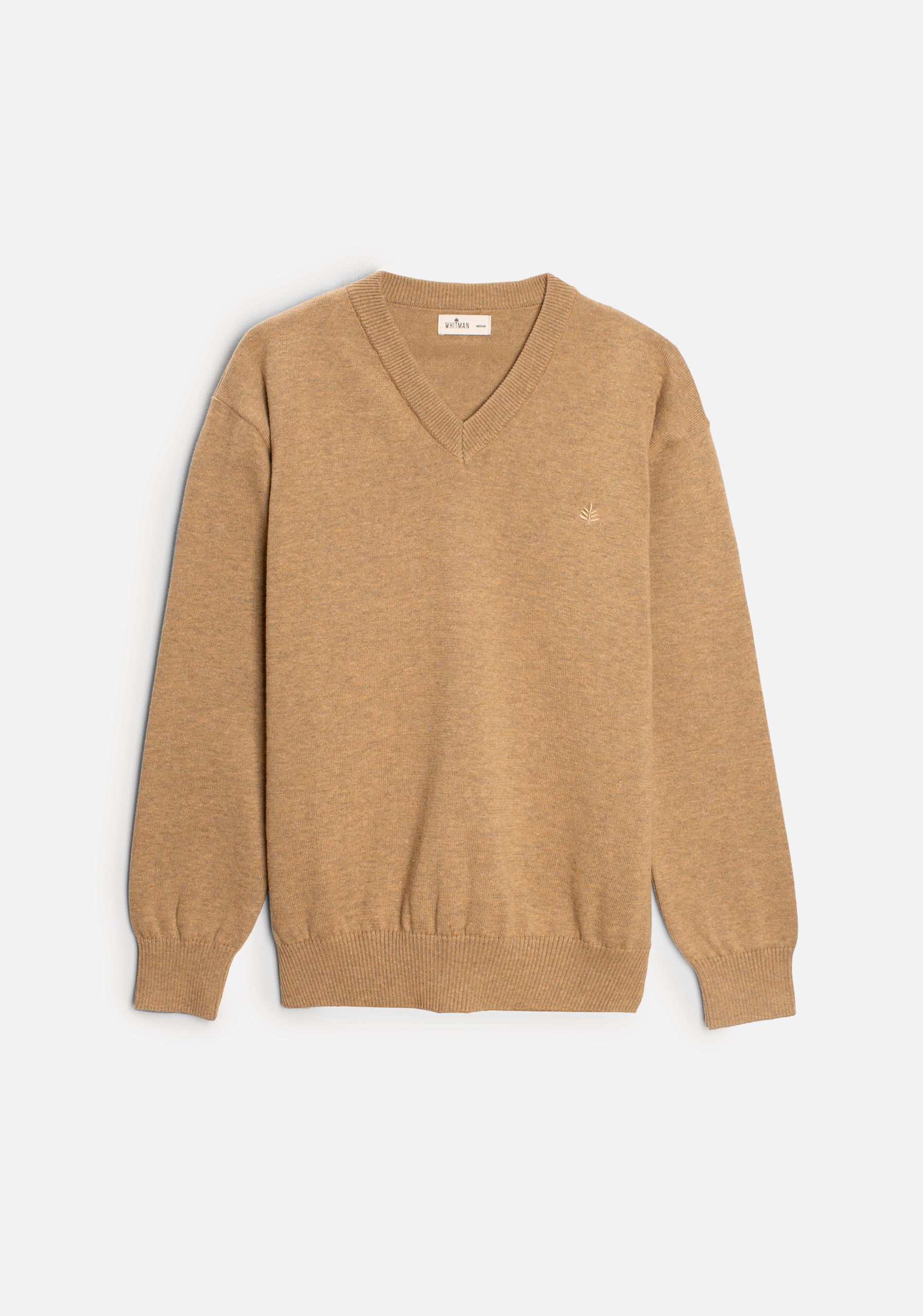 Saco H Newark Cuello V Beige