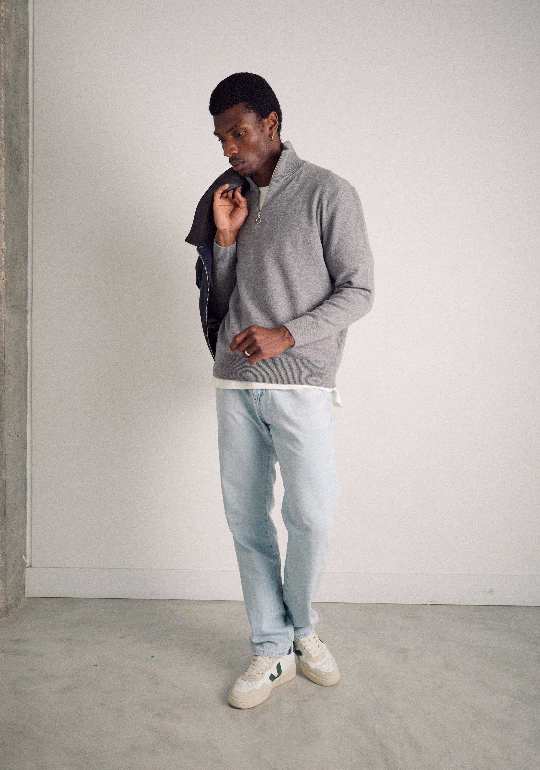 Saco H Zurich Gris Claro