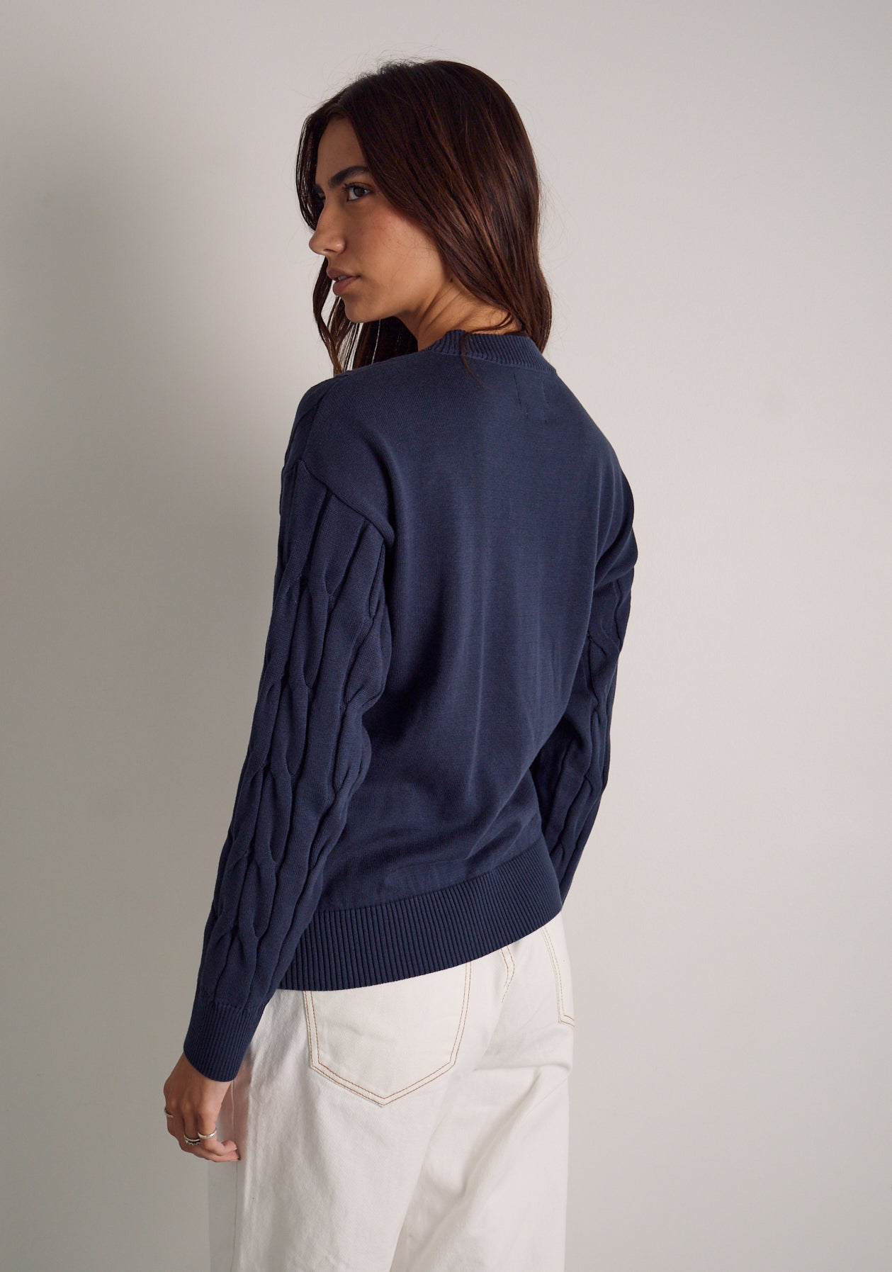 Saco M Kanzas Azul Grisaceo