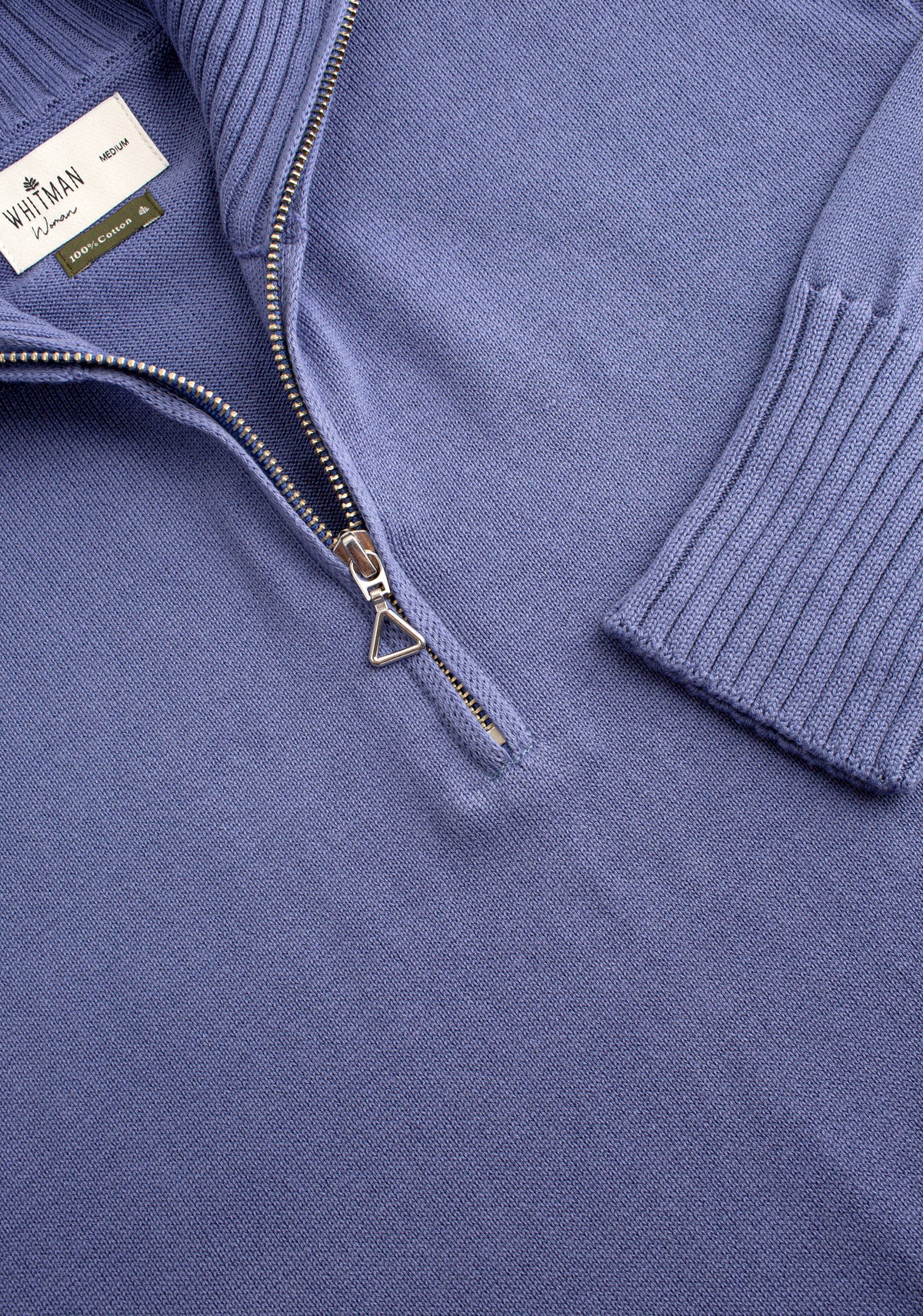 Saco M Nashville Half Zip Azul Medio