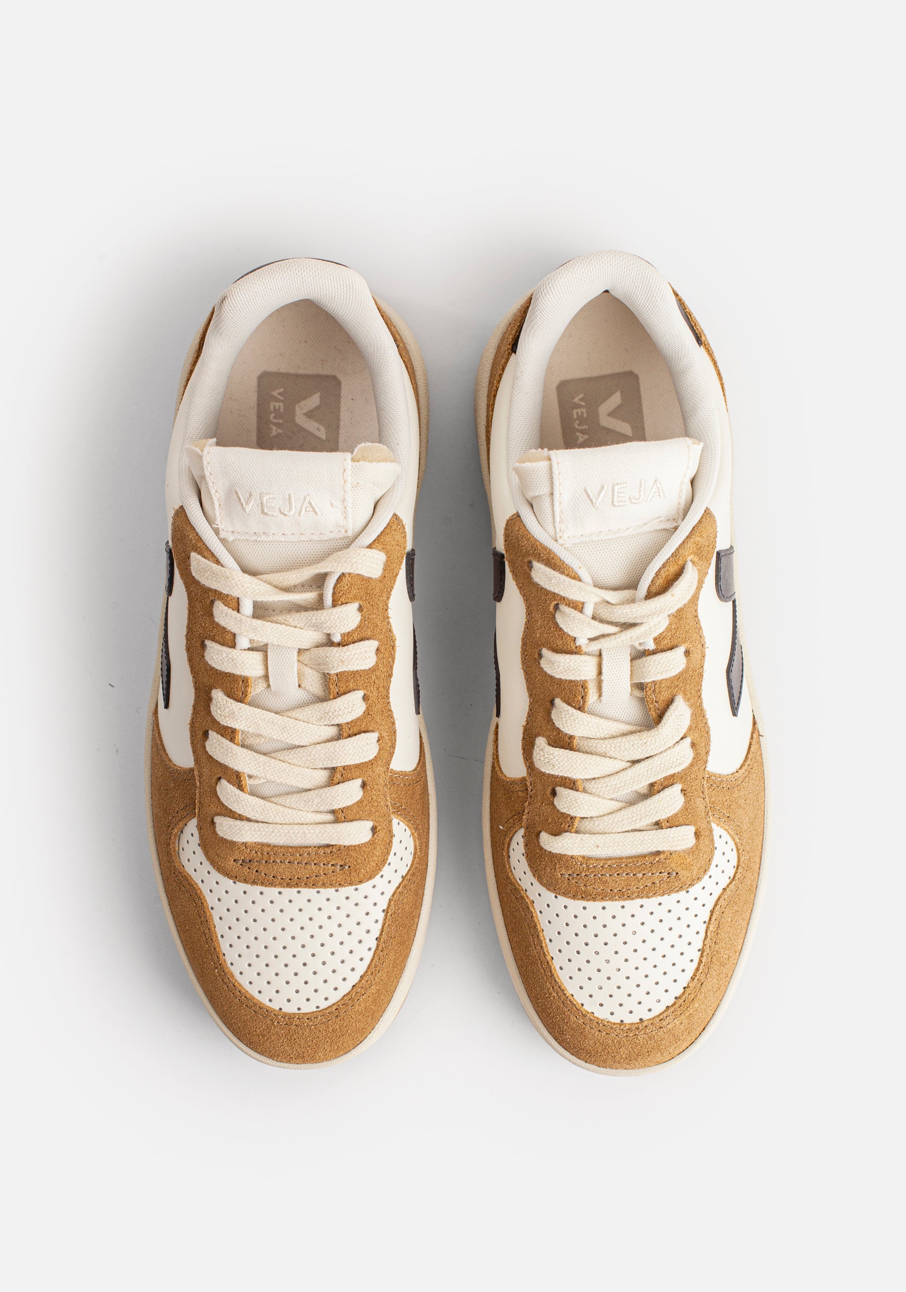 Tenis H Veja Moda V-10 Leather Cafe