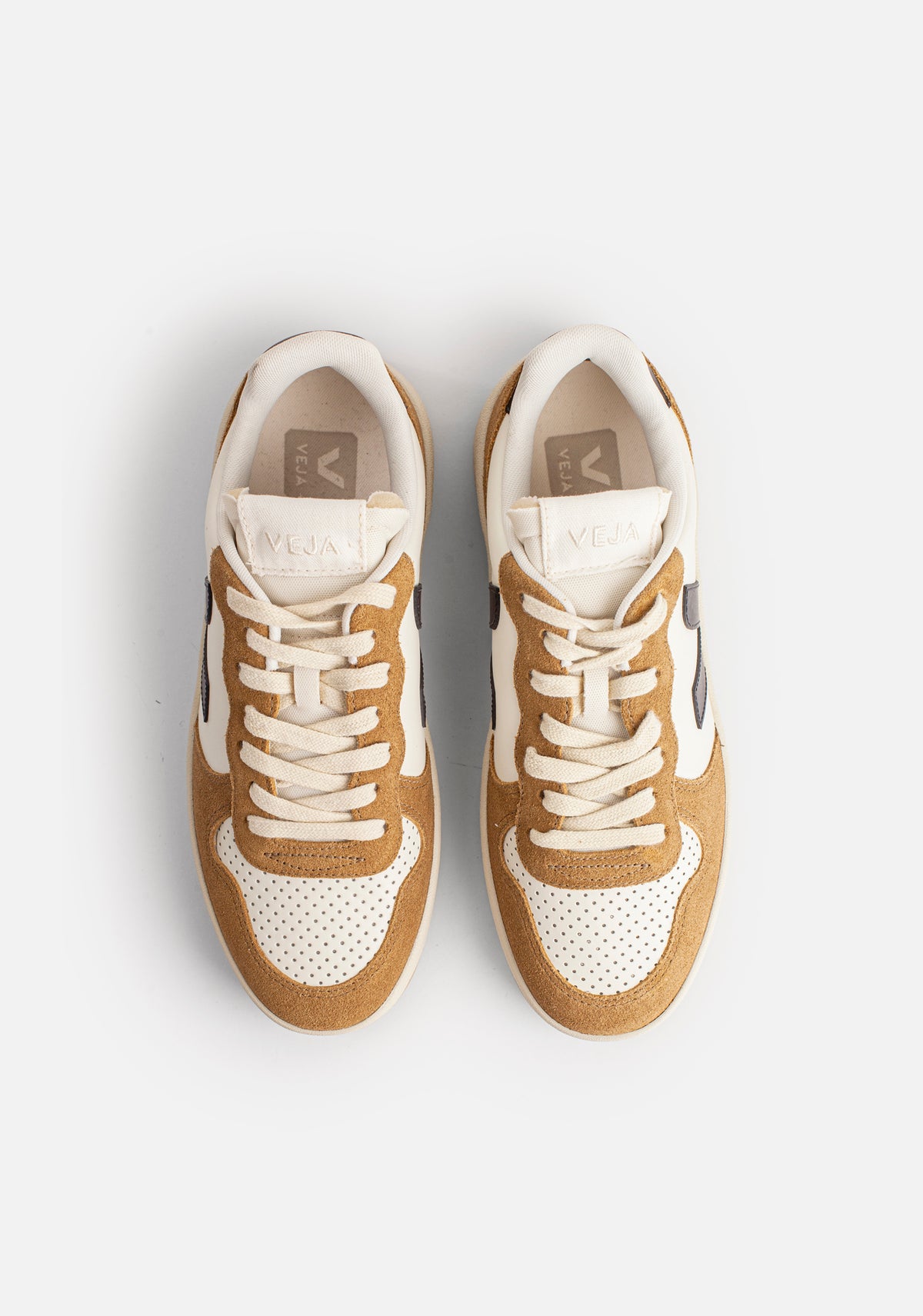 Tenis H Veja Moda V-10 Leather Cafe