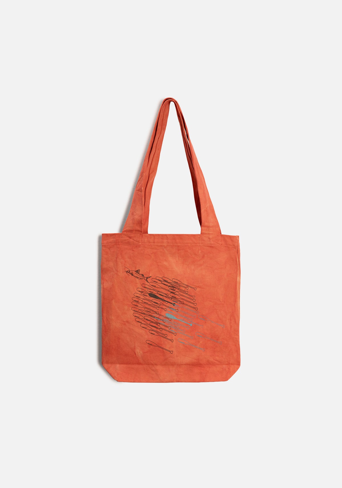 Tote Bag Subienda Garment Dyed Rojo-1
