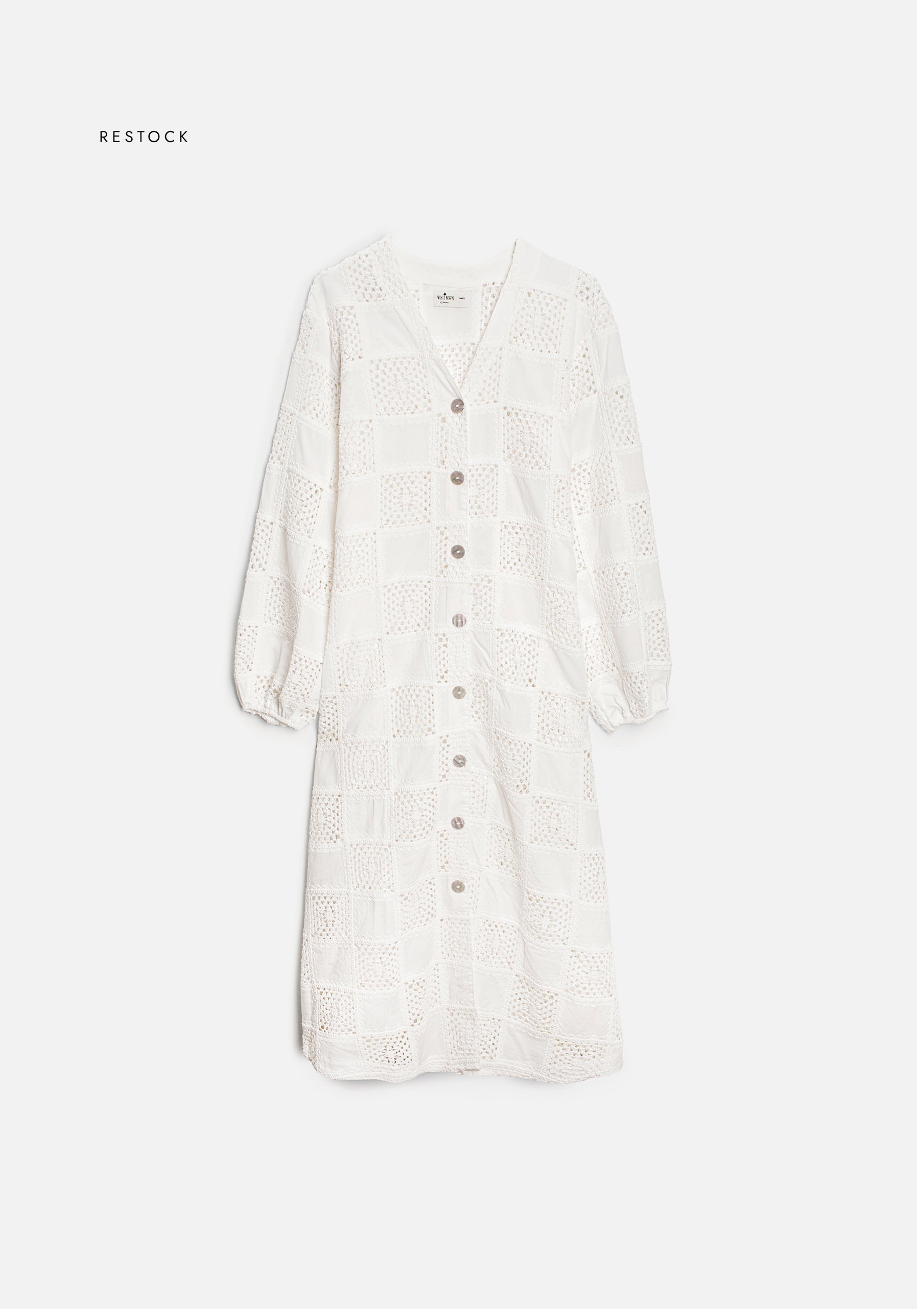 Vestido M Kamala Largo Blanco