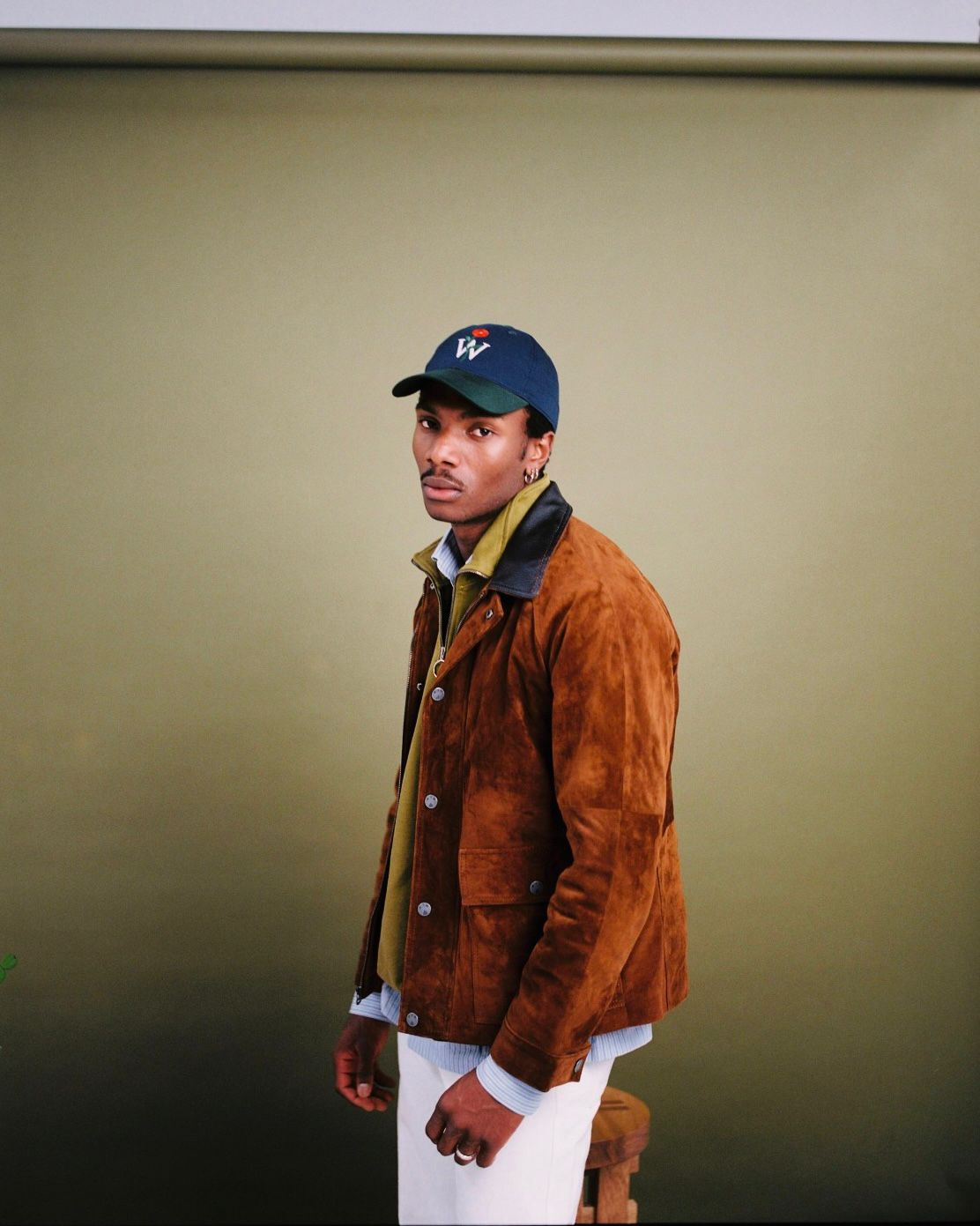 Chaqueta H Oia Gamuza Tabaco