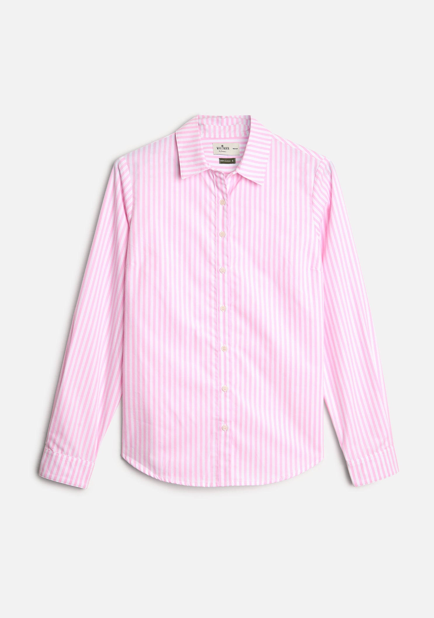 Camisa Ciara Rayas Rosado- Blanco