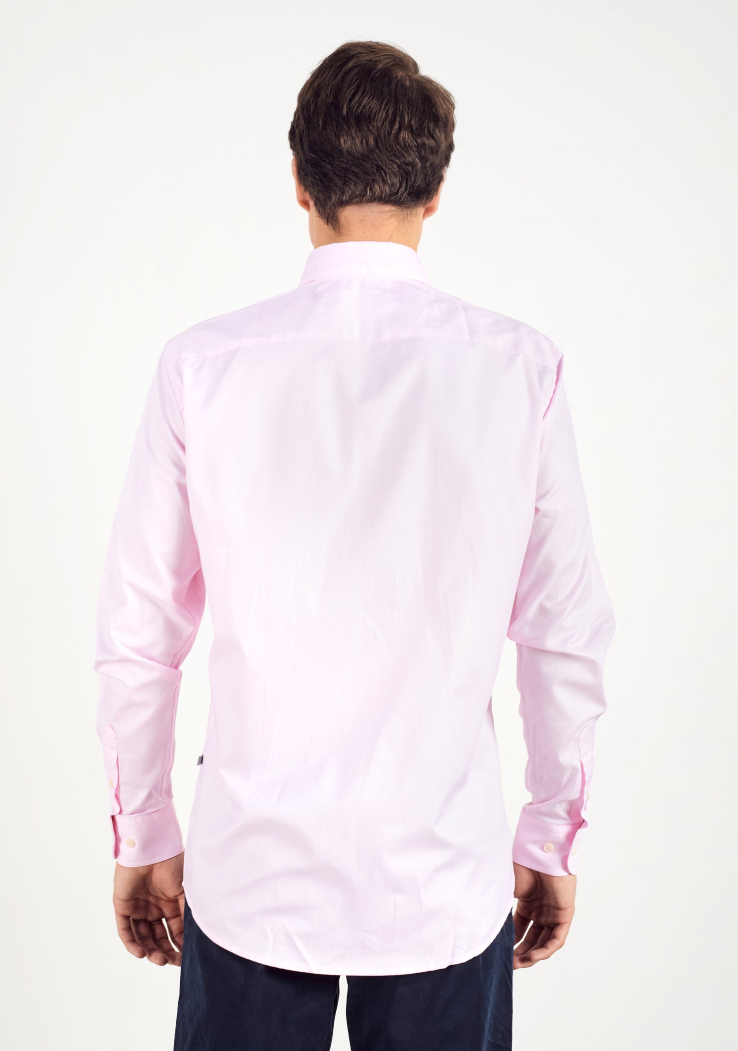 Camisa Rosada Cuello Francés L-Mar