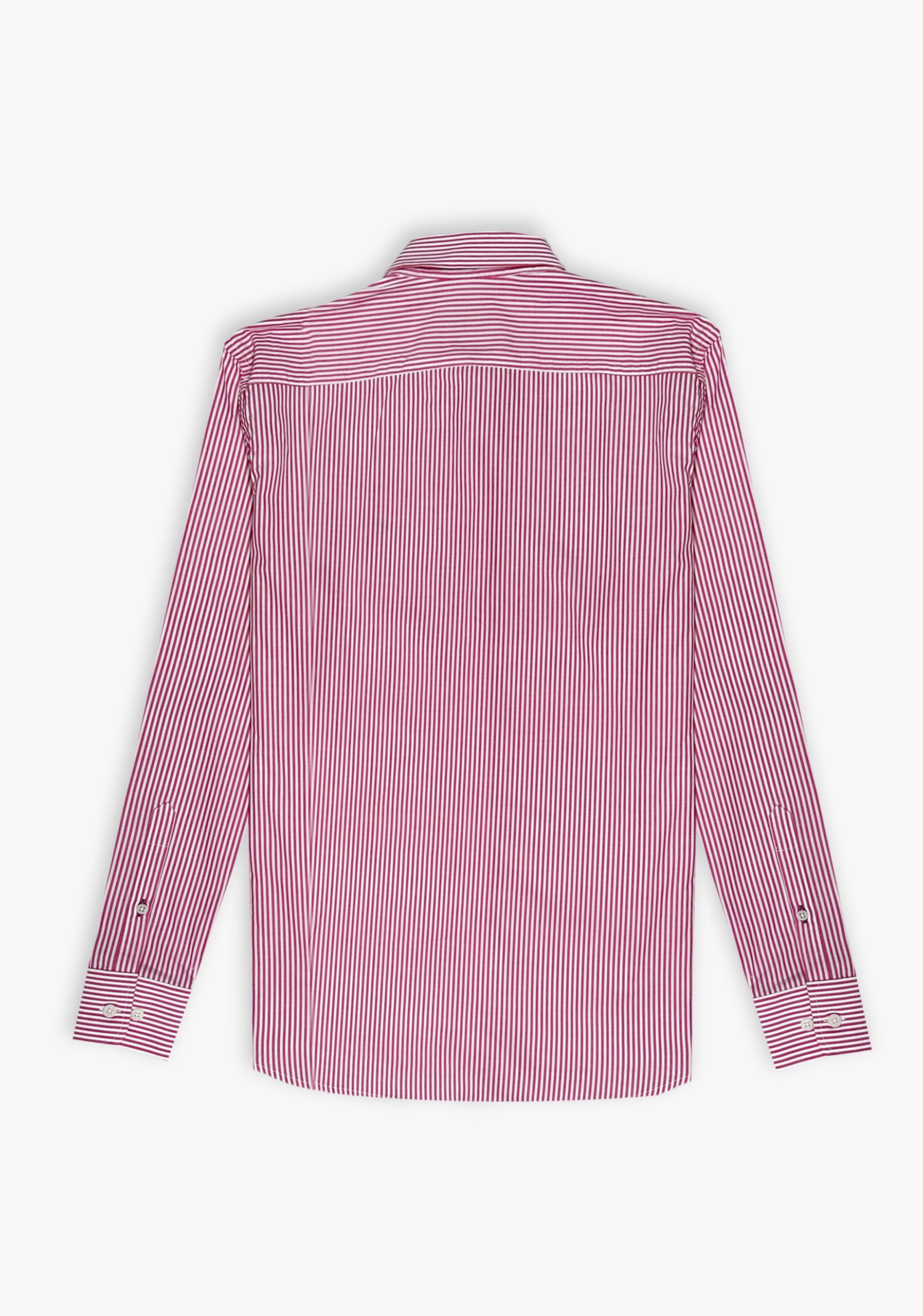 Camisa Whitman Líneas Fucsia-Blanco