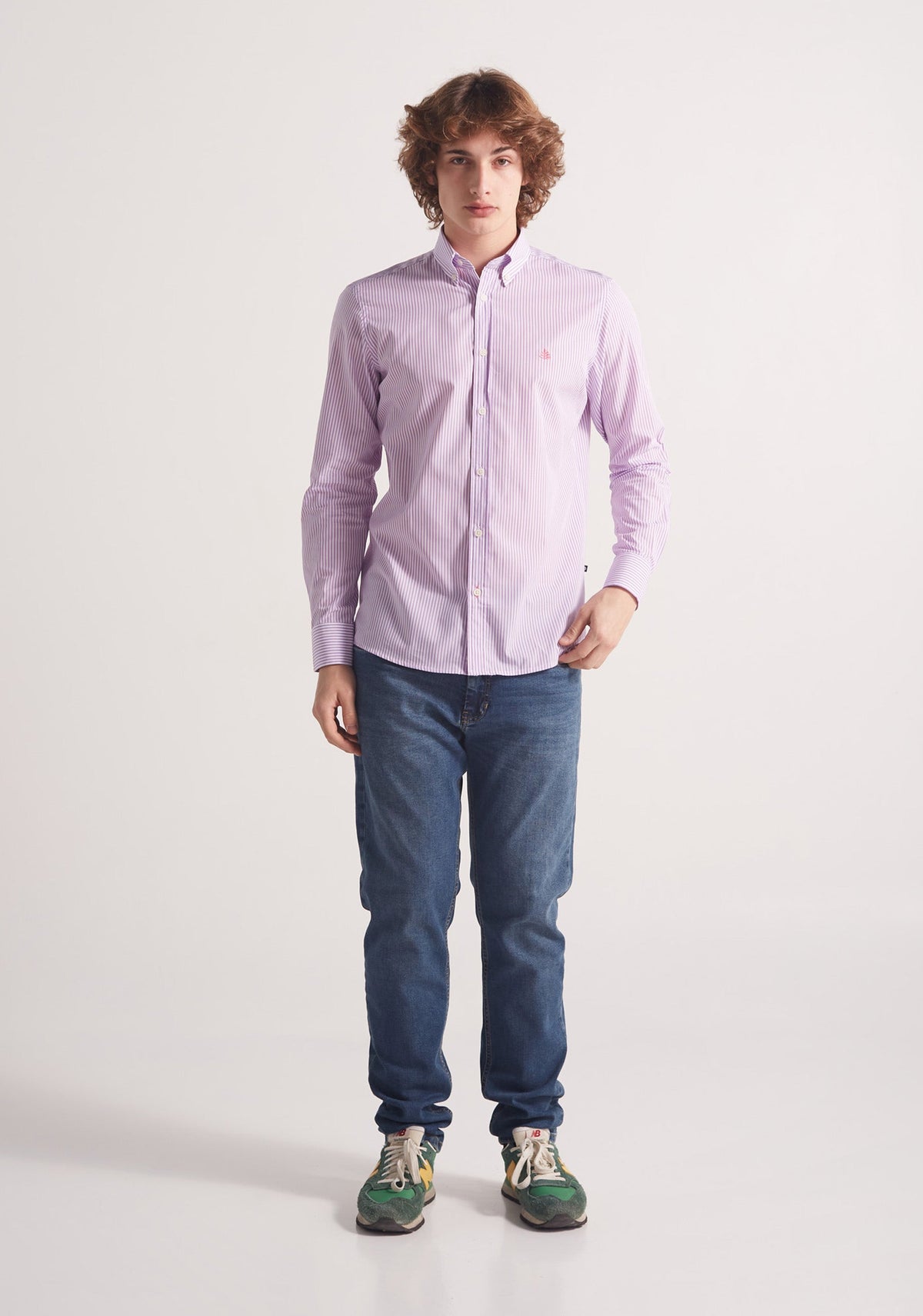 Camisa Whitman Líneas Lila-Blanco-1